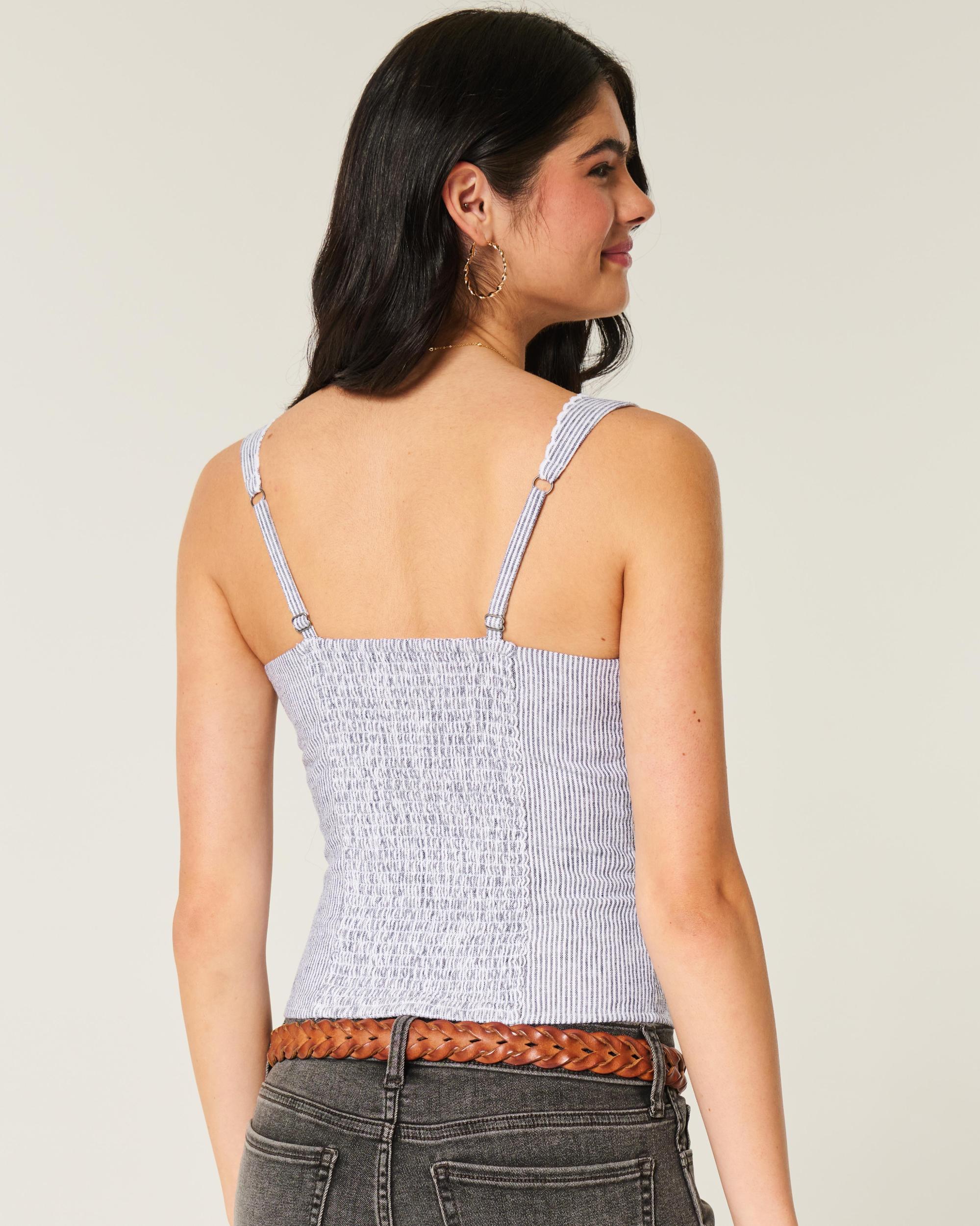 Linen Blend Button-Through Top Product Image