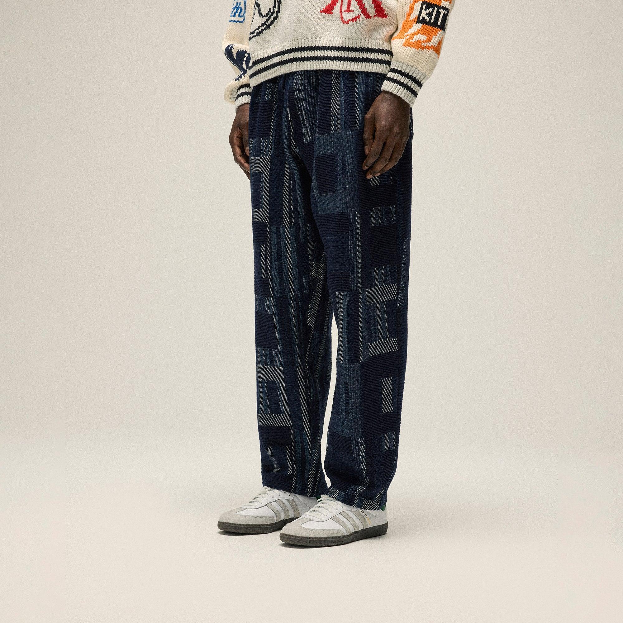 Kith Geometric Knit Elmhurst Pant - Nocturnal Male Product Image