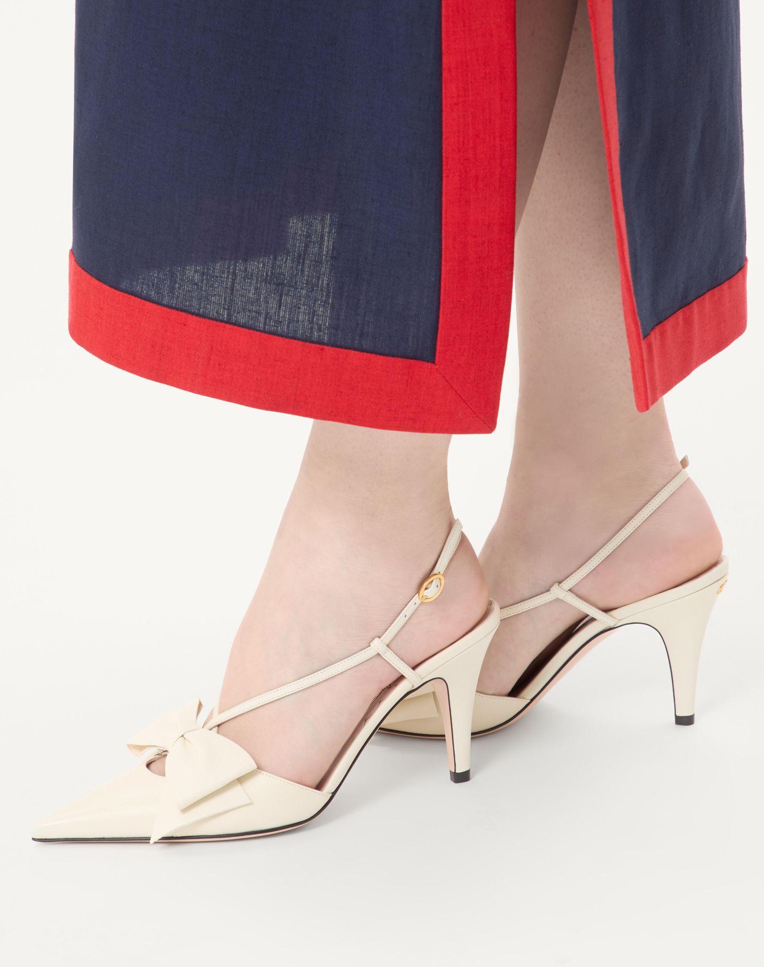BOWOW SLINGBACK PUMPS IN KIDSKIN 85MM Product Image