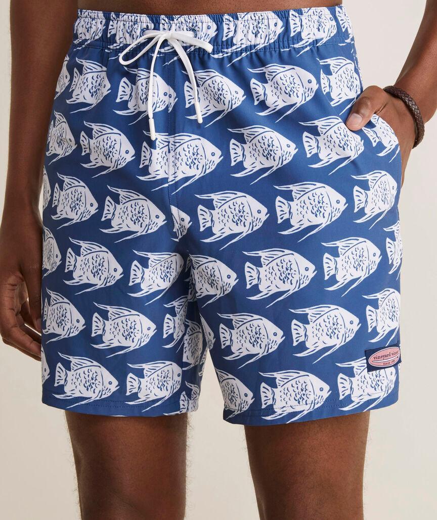 7 Inch Printed Chappy Swim Trunks Product Image