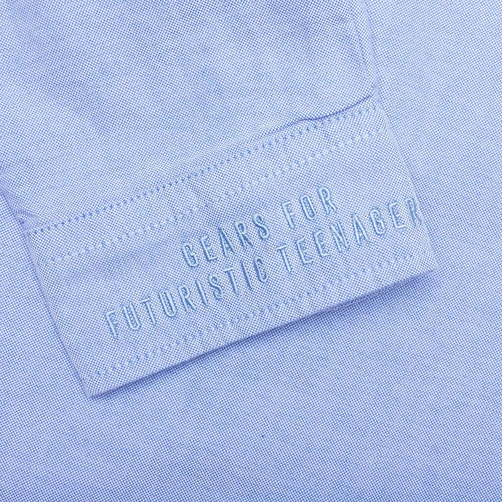Oxford B.D L/S Shirt - Blue Male Product Image