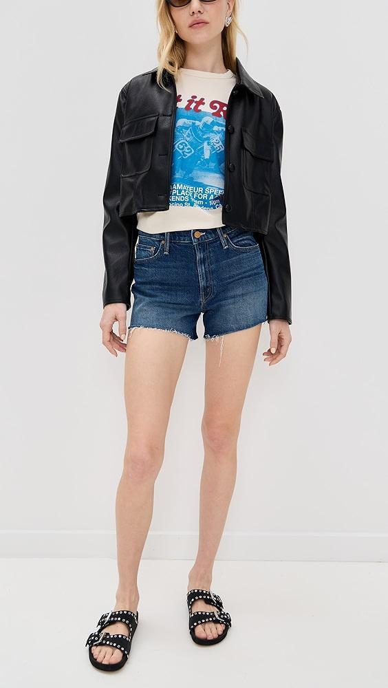 MOTHER The Dodger Fray Shorts | Shopbop Product Image