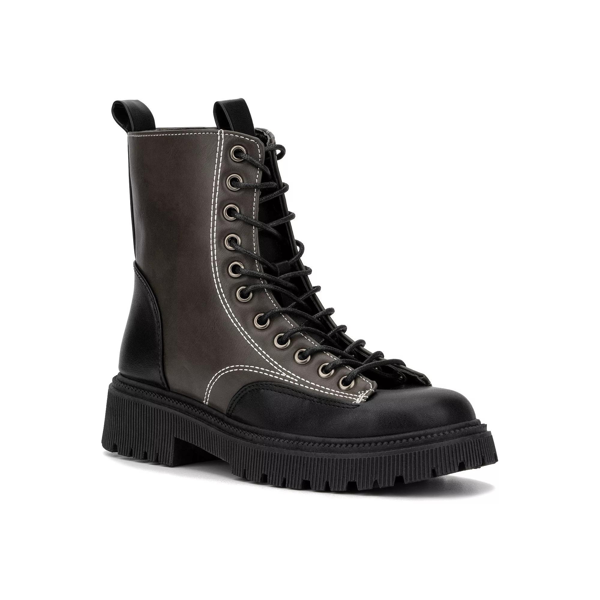 Olivia Miller Calliope Women's Combat Boots, Size: 11, Gray Product Image