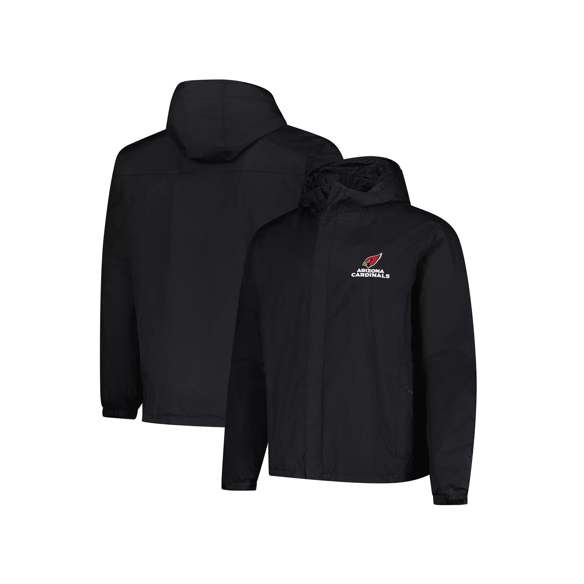 Men's Dunbrooke Black Arizona Cardinals Tropic Waterproof Packable Full-Zip Hoodie Jacket, Size: Large Product Image