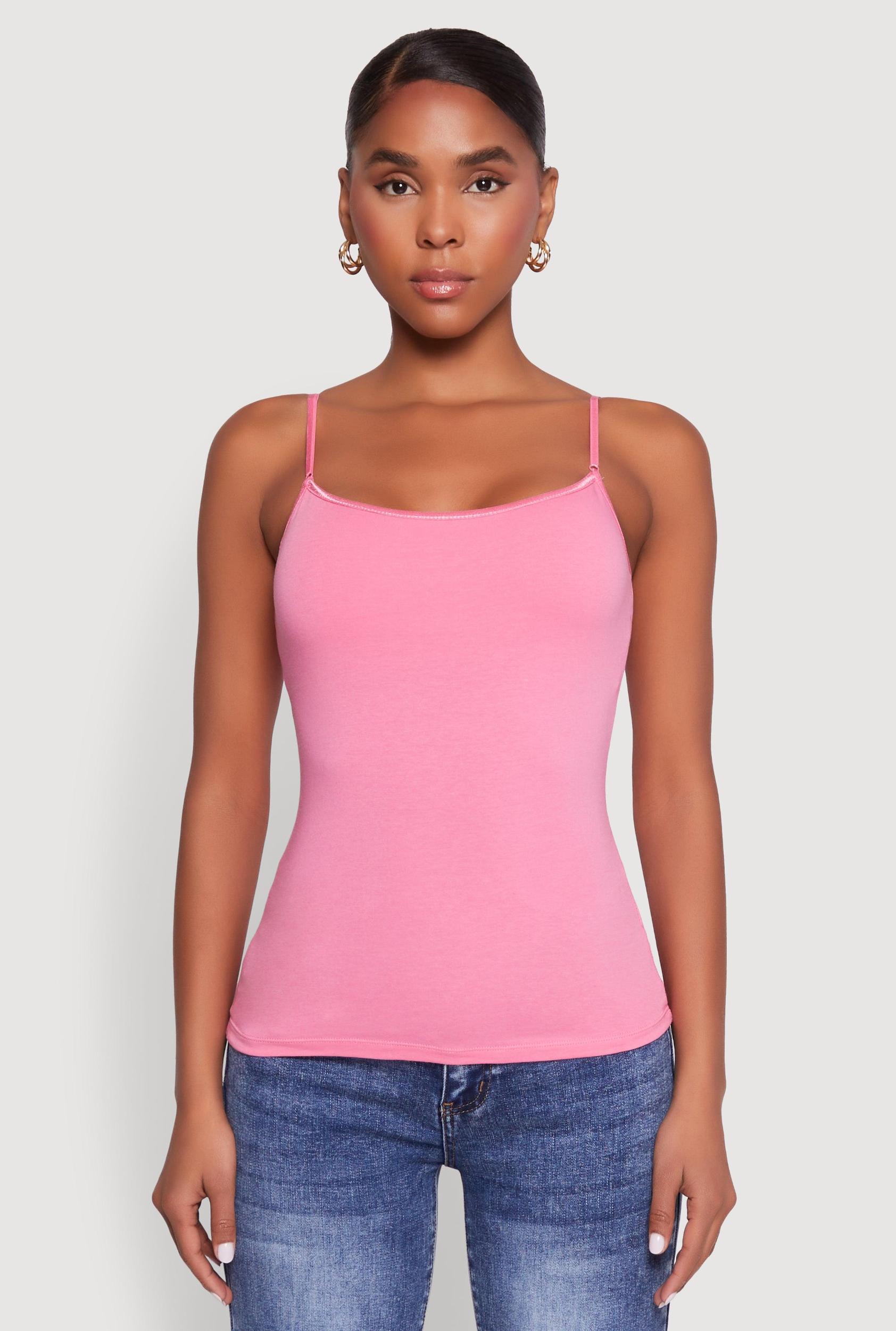 Womens Scoop Neck Shelf Bra Cami Product Image