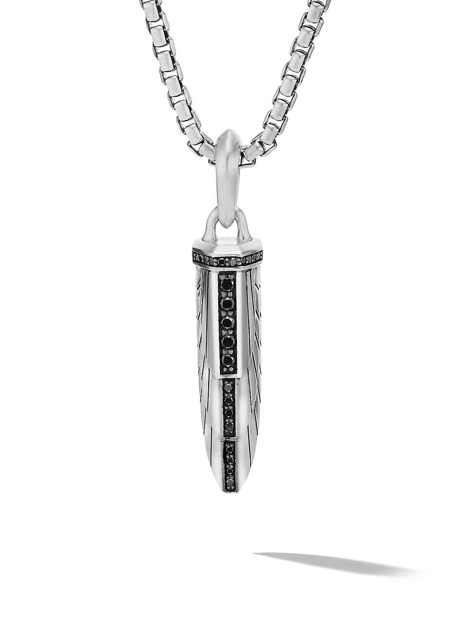 David Yurman Empire Amulet with Pave Black Diamonds Product Image