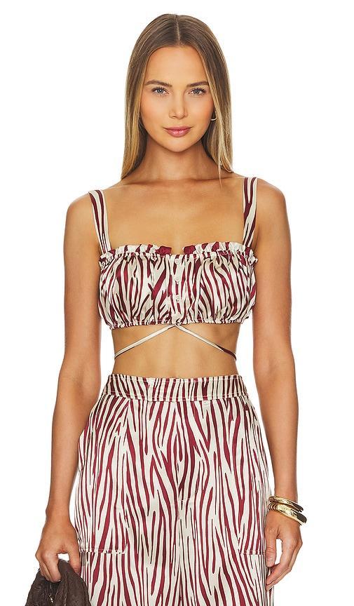 Tracy Button Front Crop Top NICHOLAS Product Image