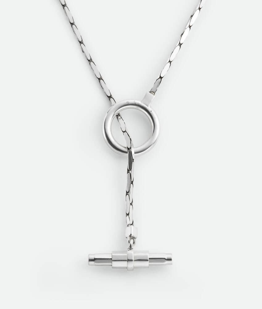 Men's Pen Necklace in Silver Product Image