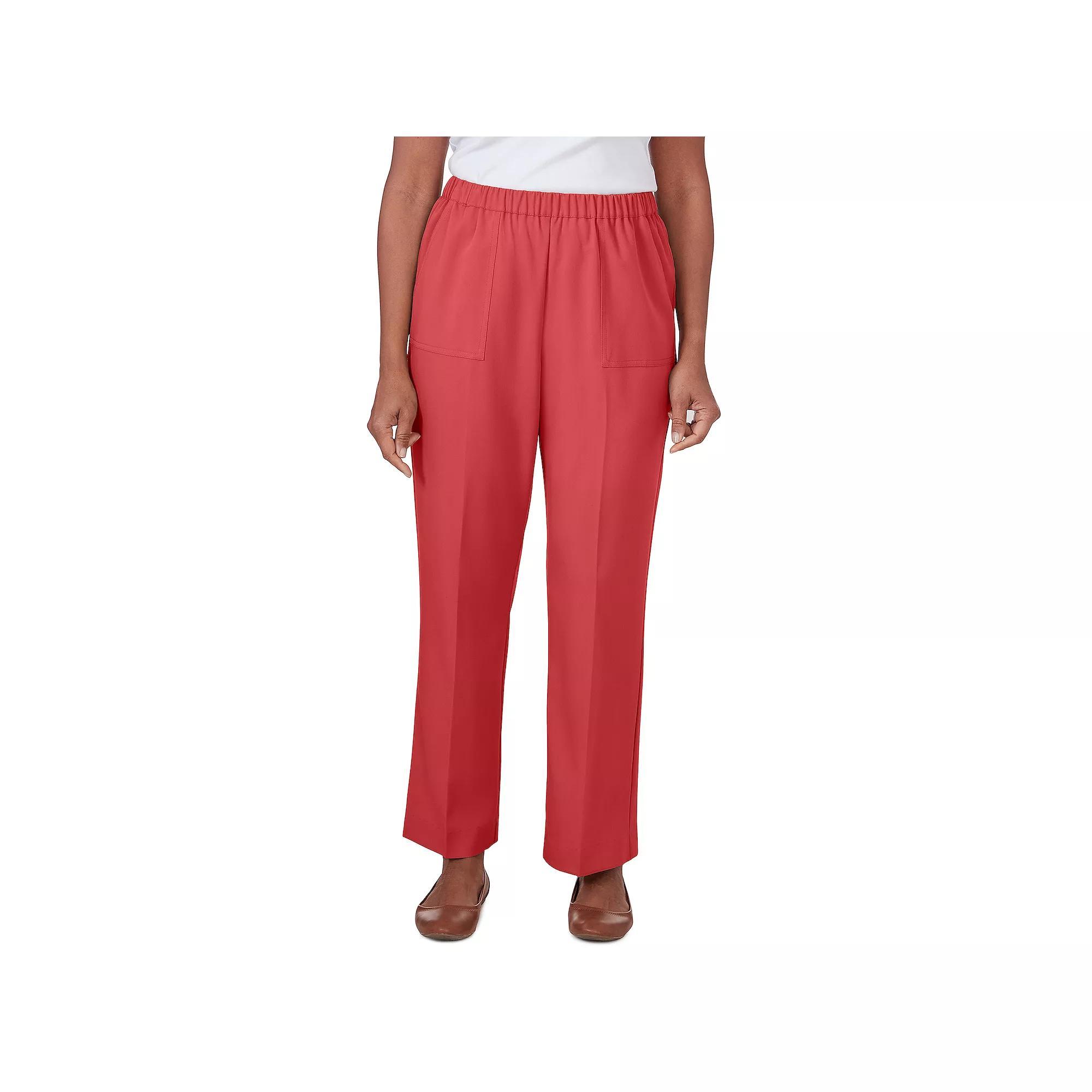 Women's Short Alfred Dunner Sedona Balanced Pants, Size: 12 Short, Clay Product Image