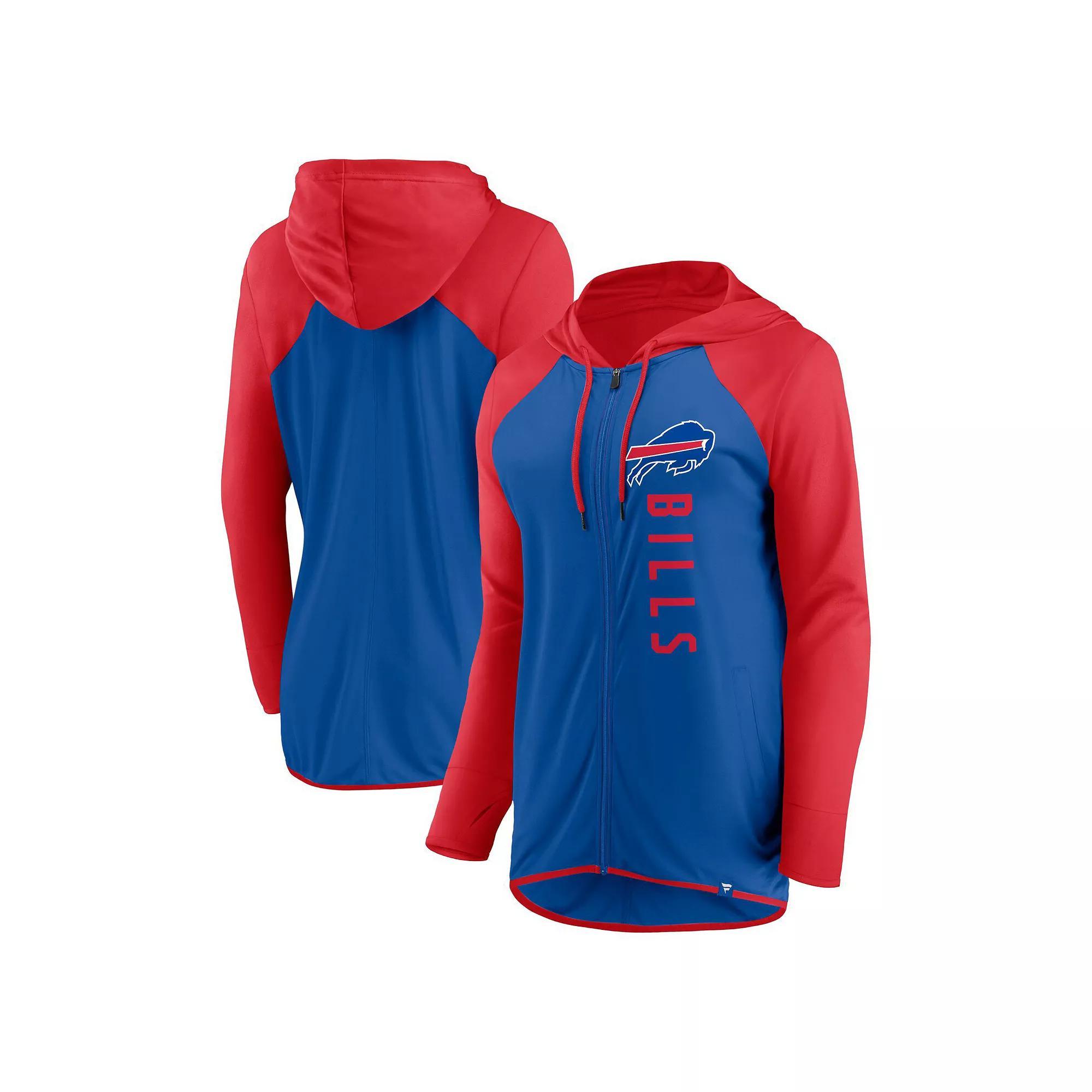 Women's Fanatics Branded Royal/Red Buffalo Bills Forever Fan Full-Zip Hoodie, Size: XS, Blue Product Image