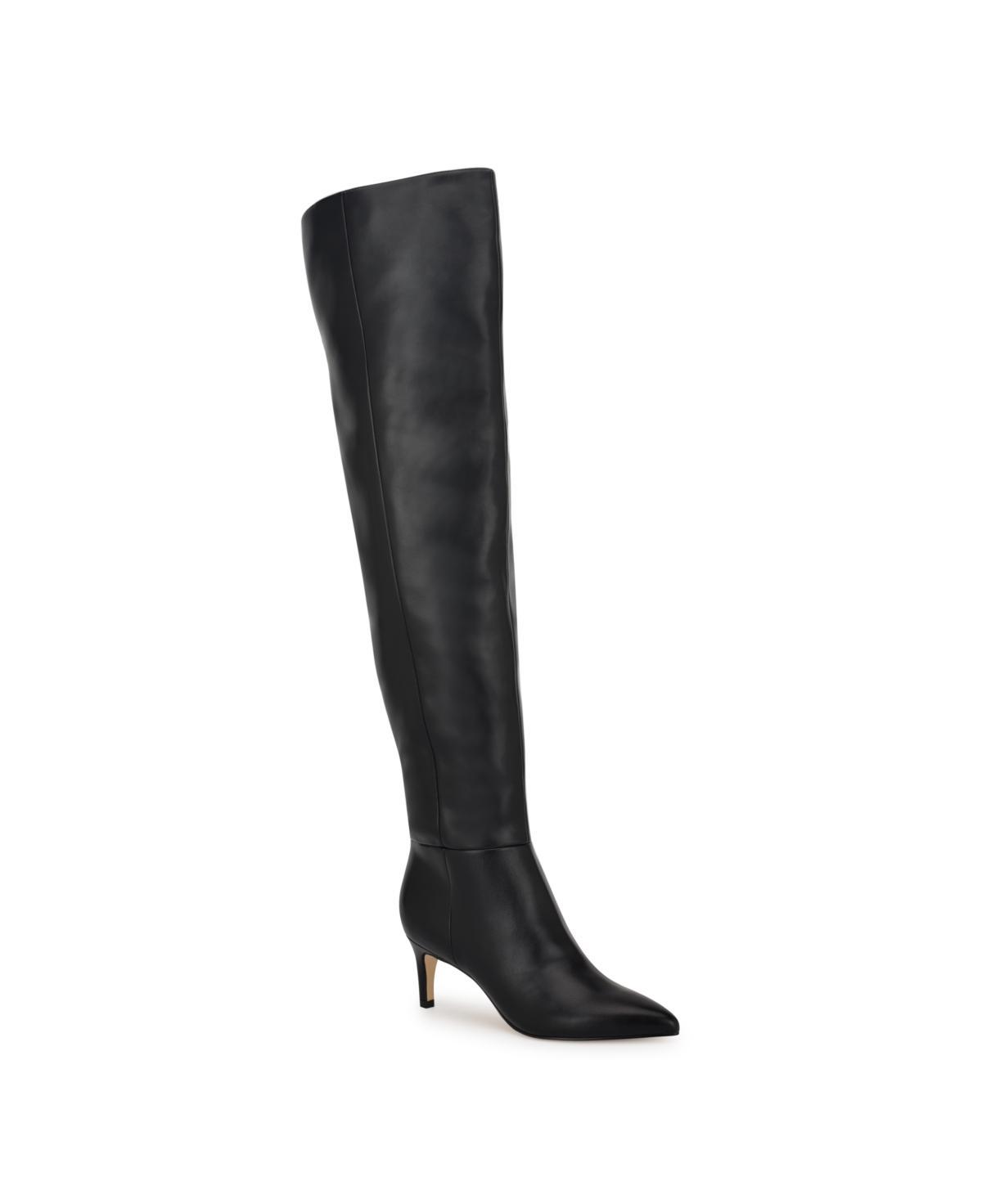Nine West Sensa Women's Thigh-High Dress Boots, Size: 8.5, Black Product Image