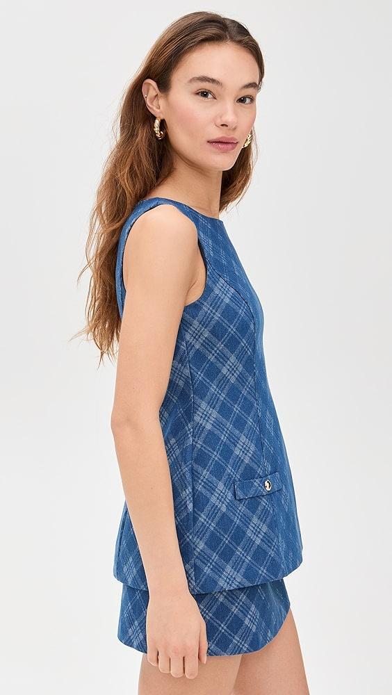 Amanda Uprichard Maven Skort Romper | Shopbop Product Image