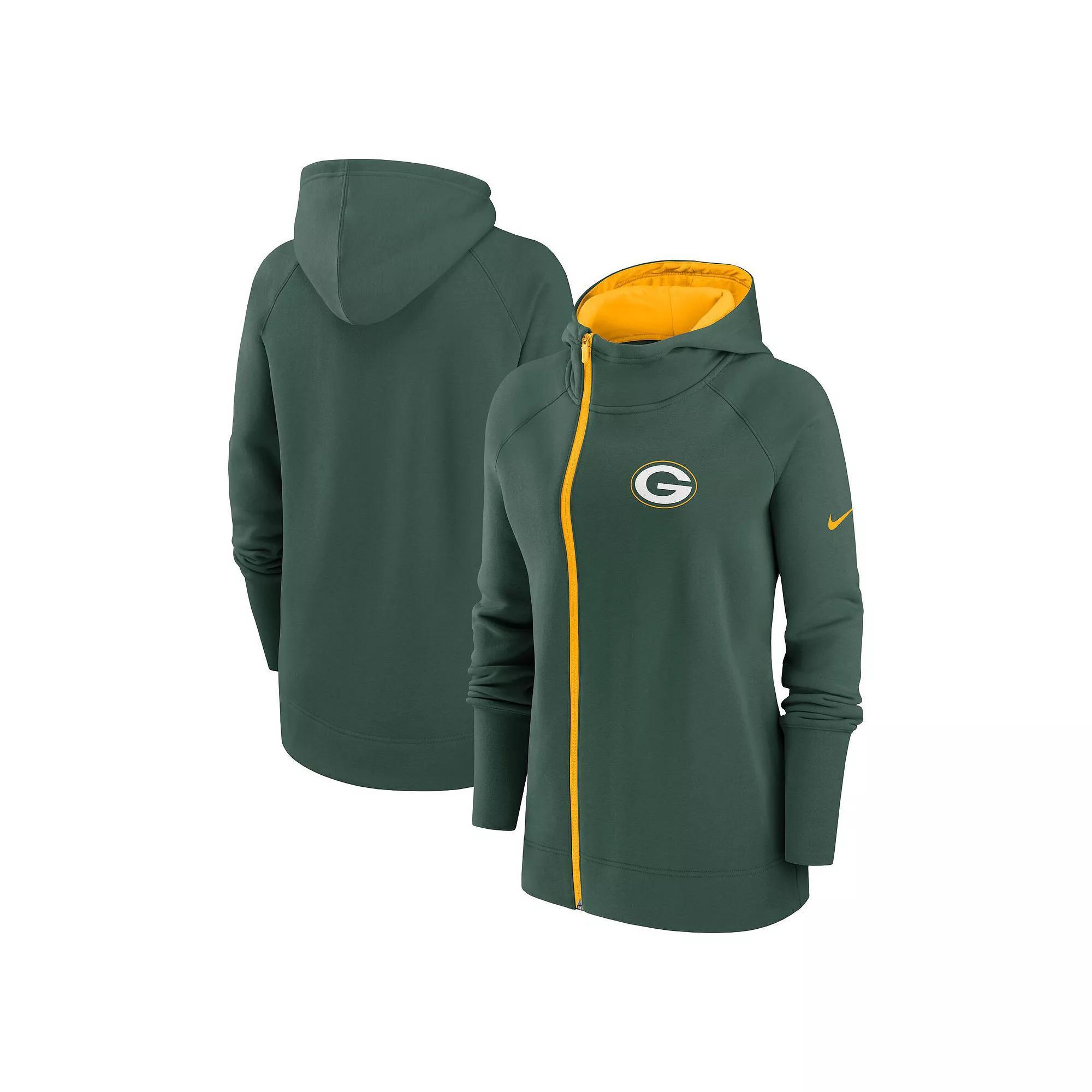 Women's Nike  Powder Blue Los Angeles Chargers Asymmetrical Raglan Full-Zip Hoodie, Size: XL, Light Product Image