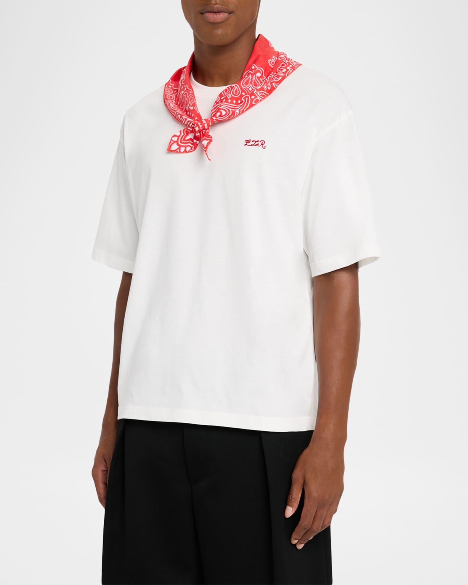 Men's Foulard Crewneck Logo T-Shirt Product Image