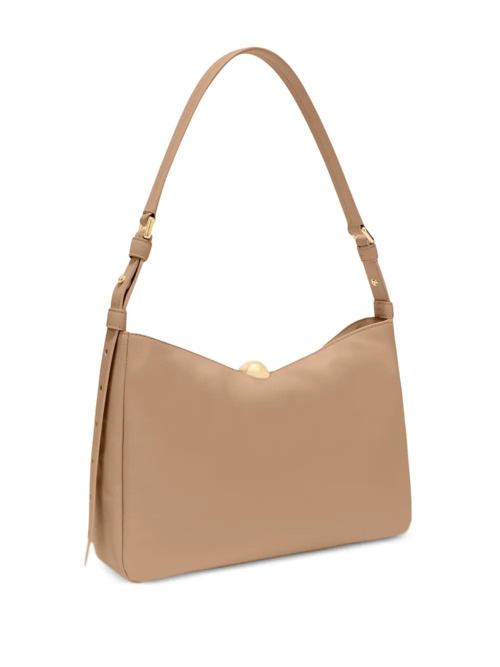 FURLA Medium Sfera Soft Shoulder Bag In Brown Product Image