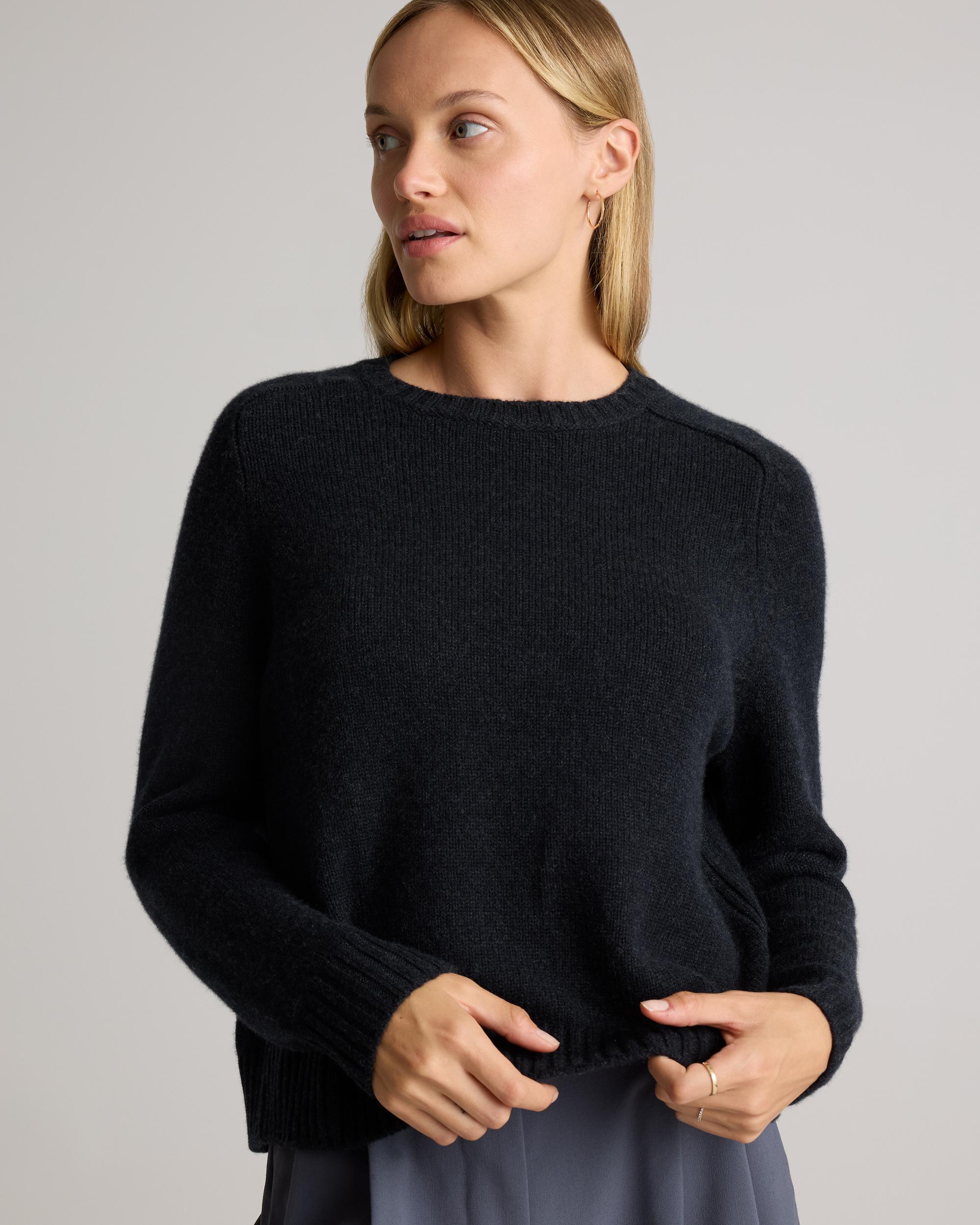 Quince | Women's Luxe Baby Cashmere Crewneck Sweater Product Image