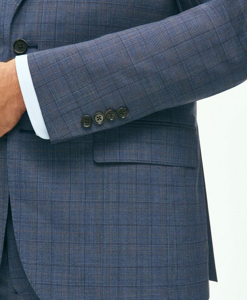 Slim Fit Wool Checked 1818 Suit Product Image
