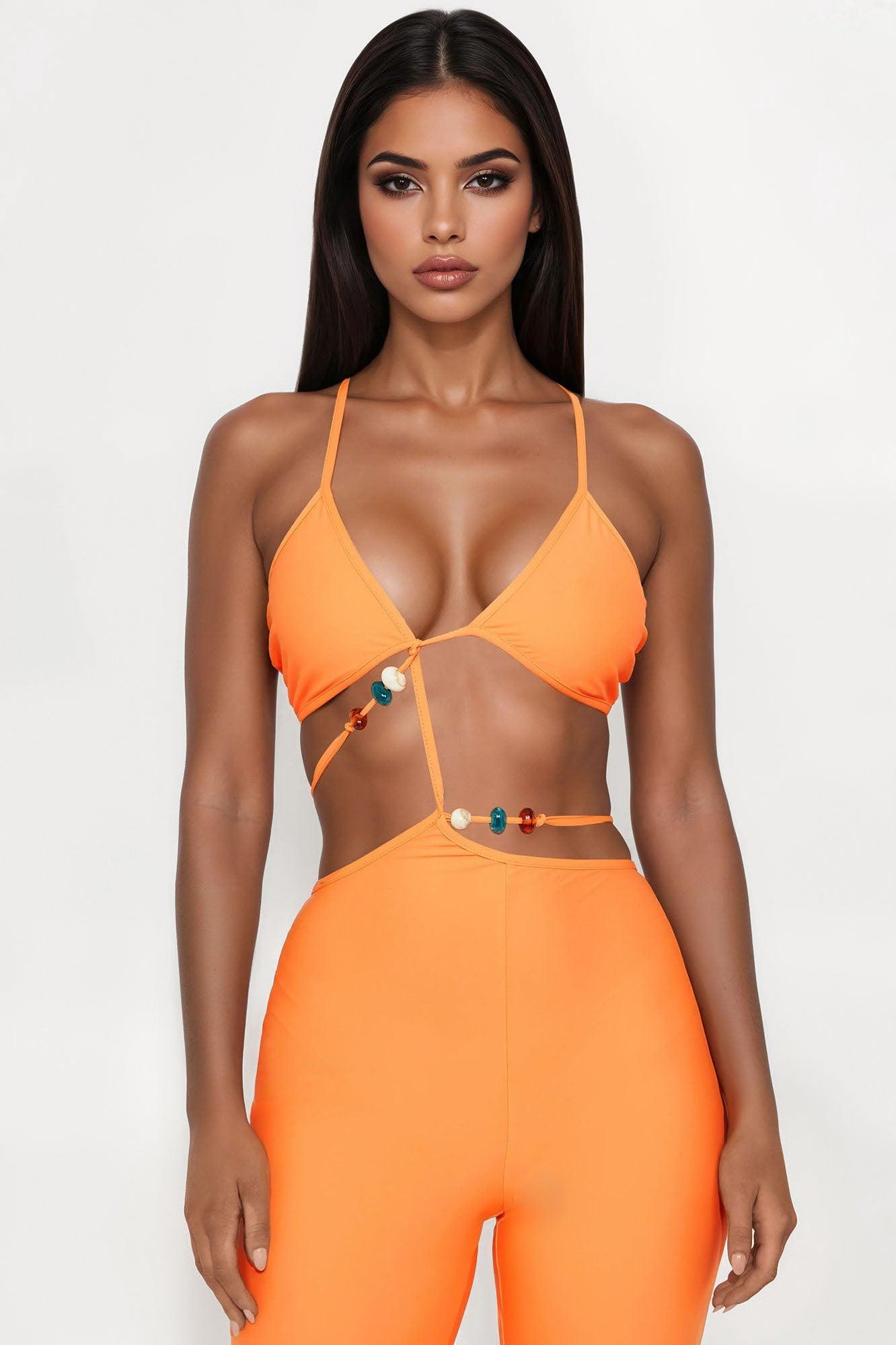 Santorini Sunset Jumpsuit - Orange Product Image