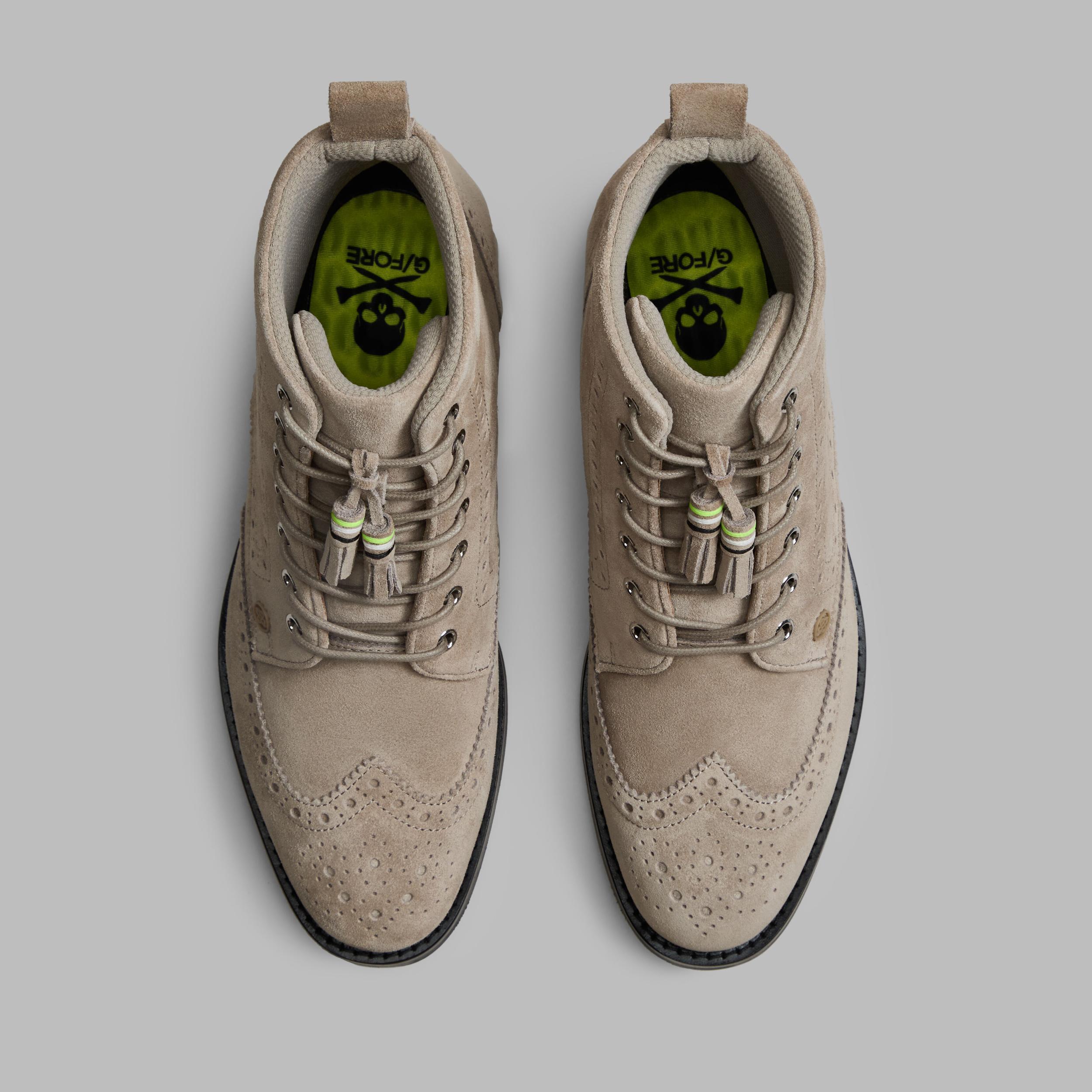 WOMEN'S GALLIVANTER SUEDE WINGTIP LUXE SOLE GOLF BOOT Product Image