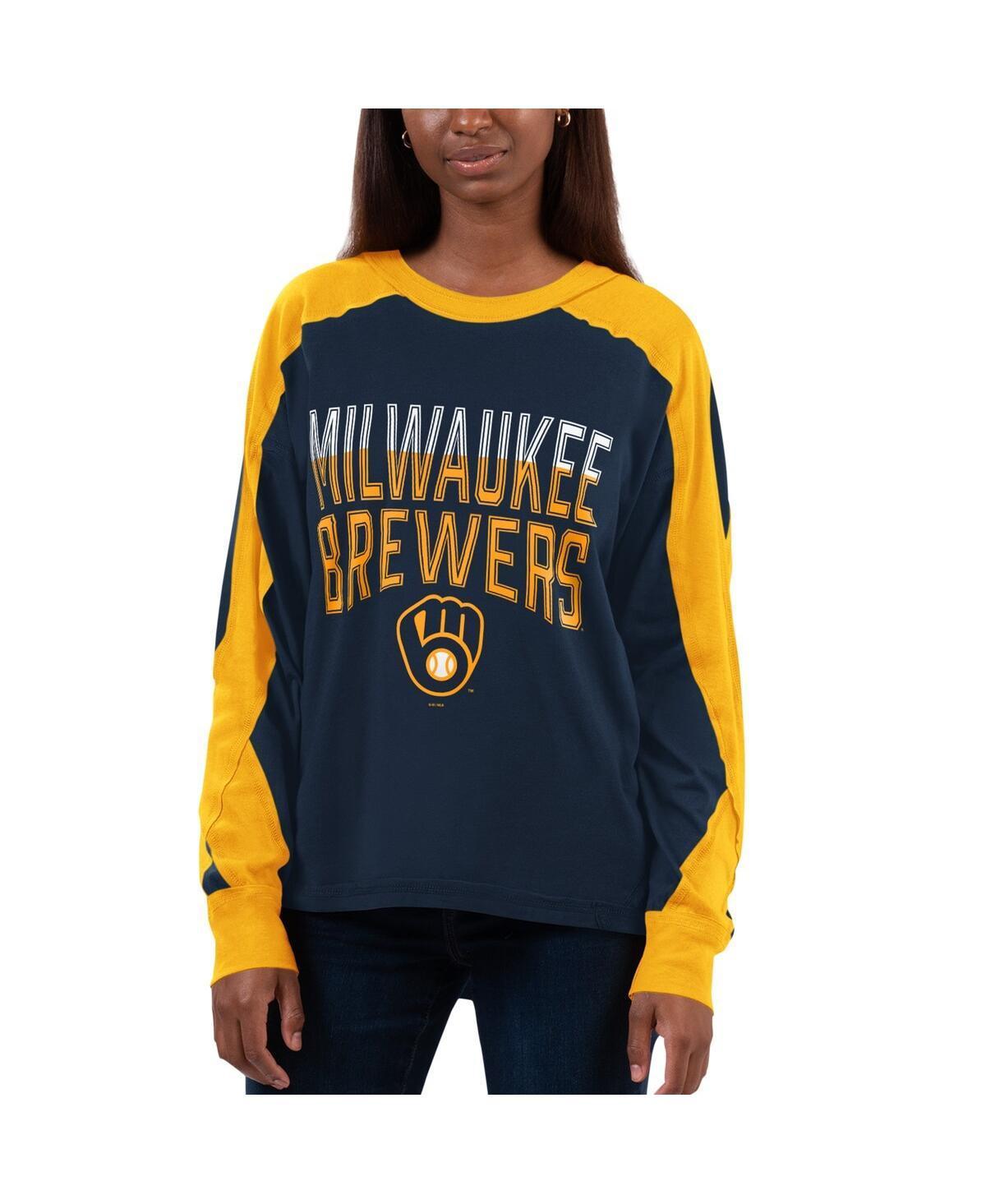 Women's G-III 4Her by Carl Banks Green/Gray Michigan State Spartans Smash Oversized Long Sleeve T-Shirt, Size: Small Product Image