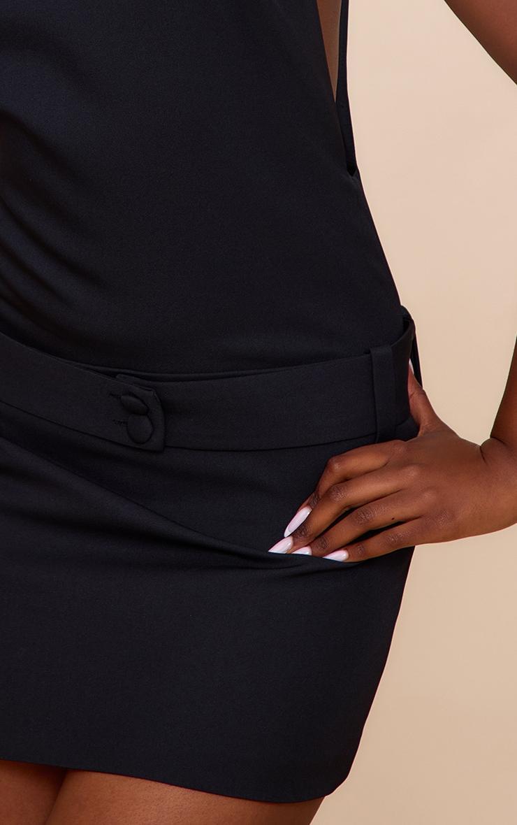 Black Belt Detail Shift Dress Product Image