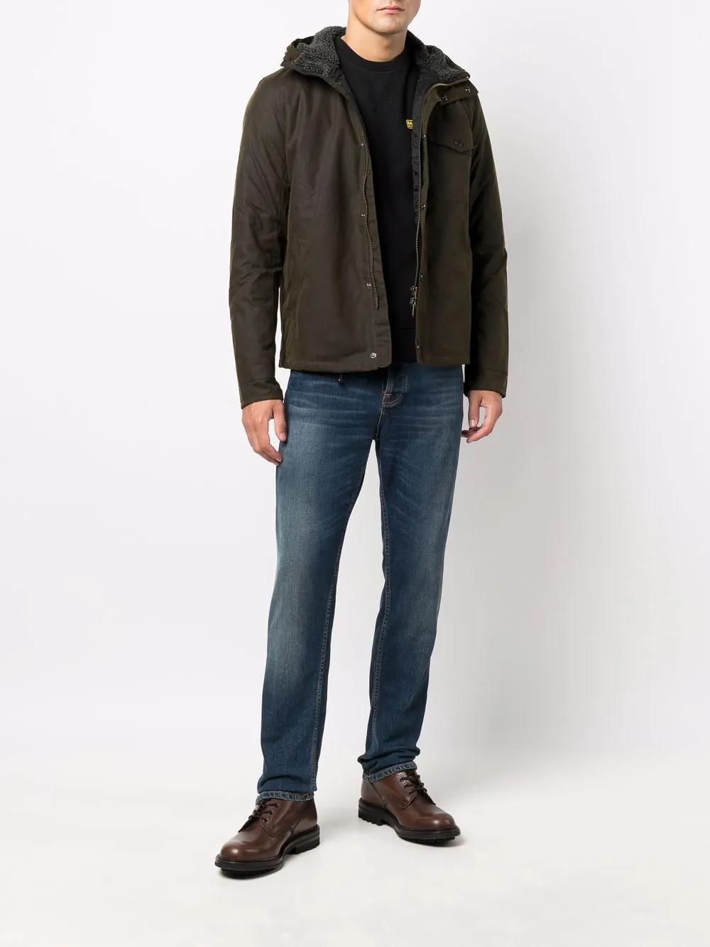 BARBOUR Green Lightweight Rain Jacket Product Image