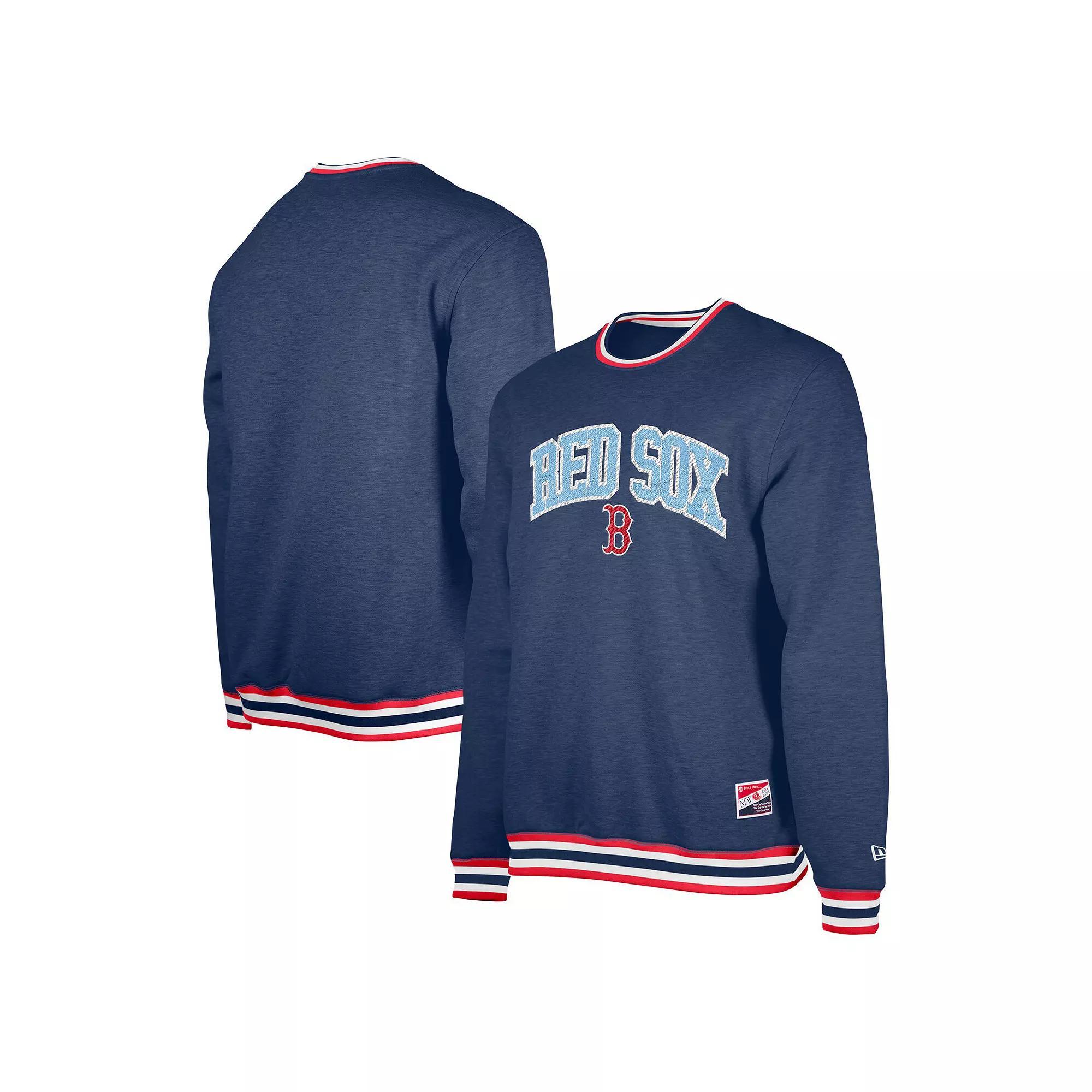 Men's New Era Navy Boston Red Sox Father's Day Pullover Sweatshirt, Size: XL, Blue Product Image