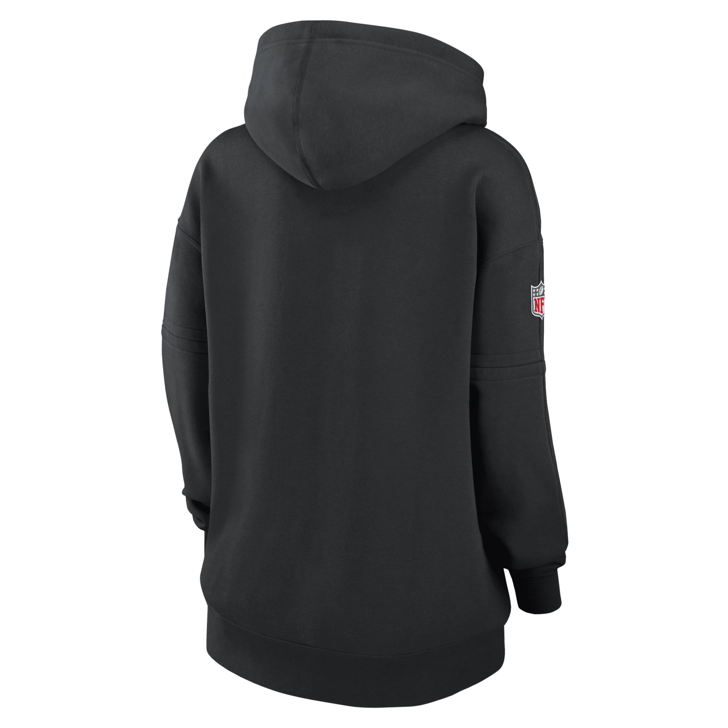 Las Vegas Raiders Crucial Catch Club Nike Women's NFL Pullover Hoodie Product Image