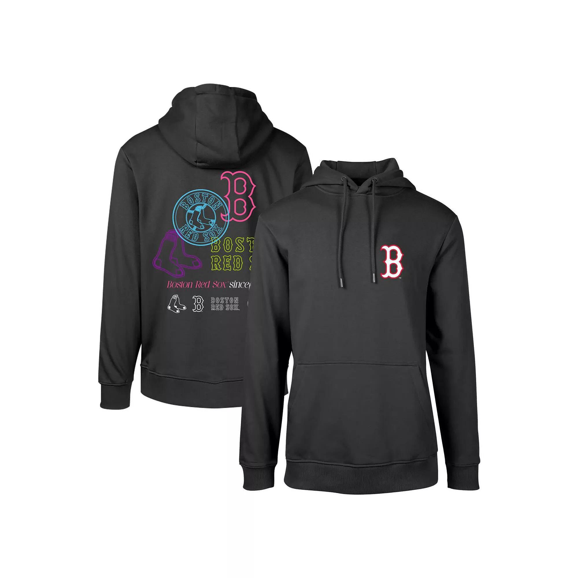 Mens Levelwear Boston Red Sox Podium Vintage Pullover Hoodie Product Image