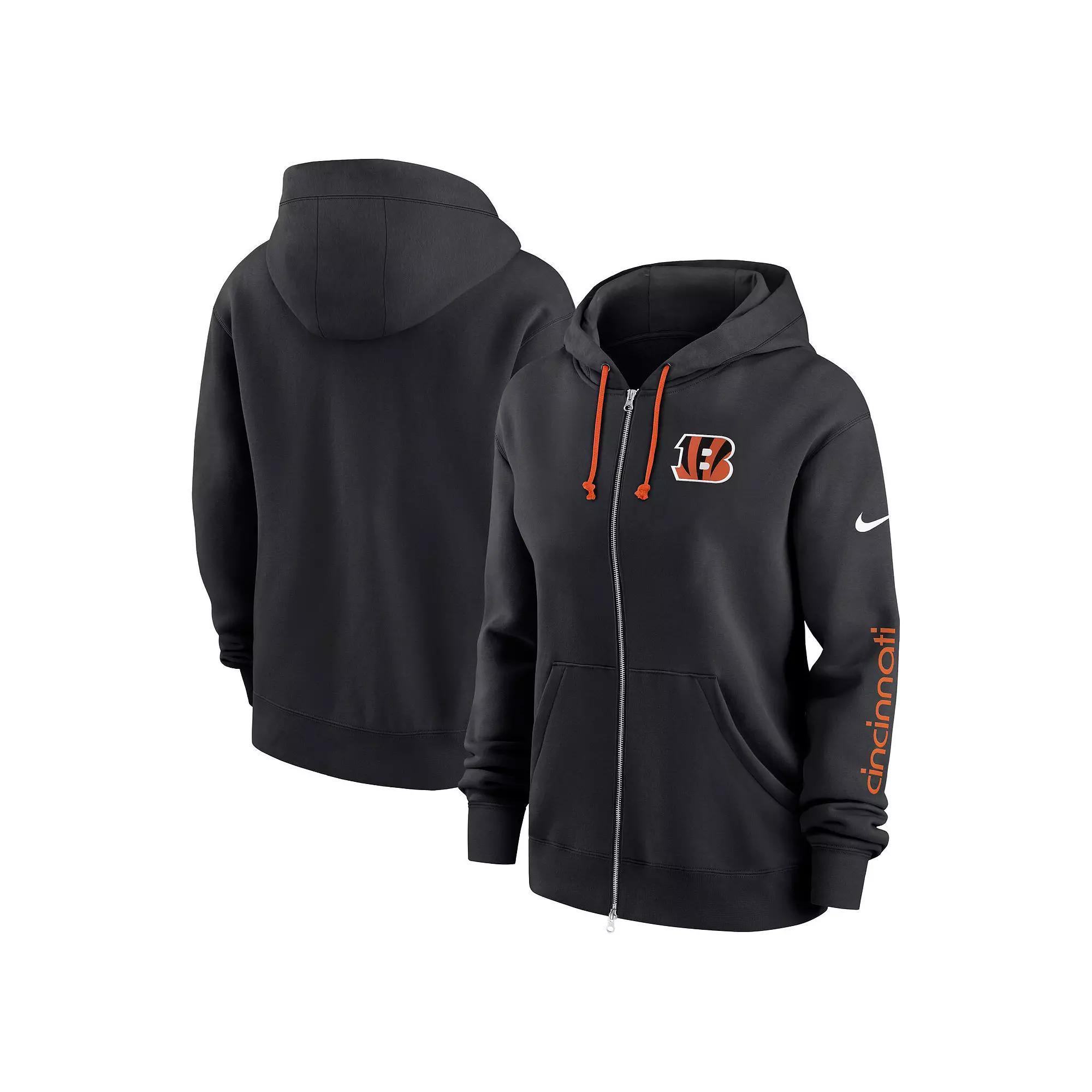 Women's Nike Midnight Green Philadelphia Eagles Phoenix Hoodie Full-Zip Sweatshirt, Size: XL Product Image