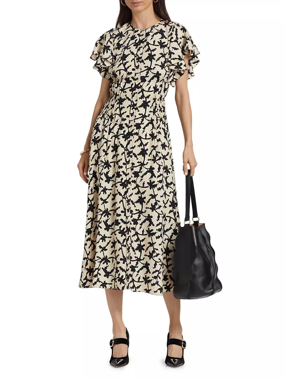 Anais Botanical Midi-Dress Product Image