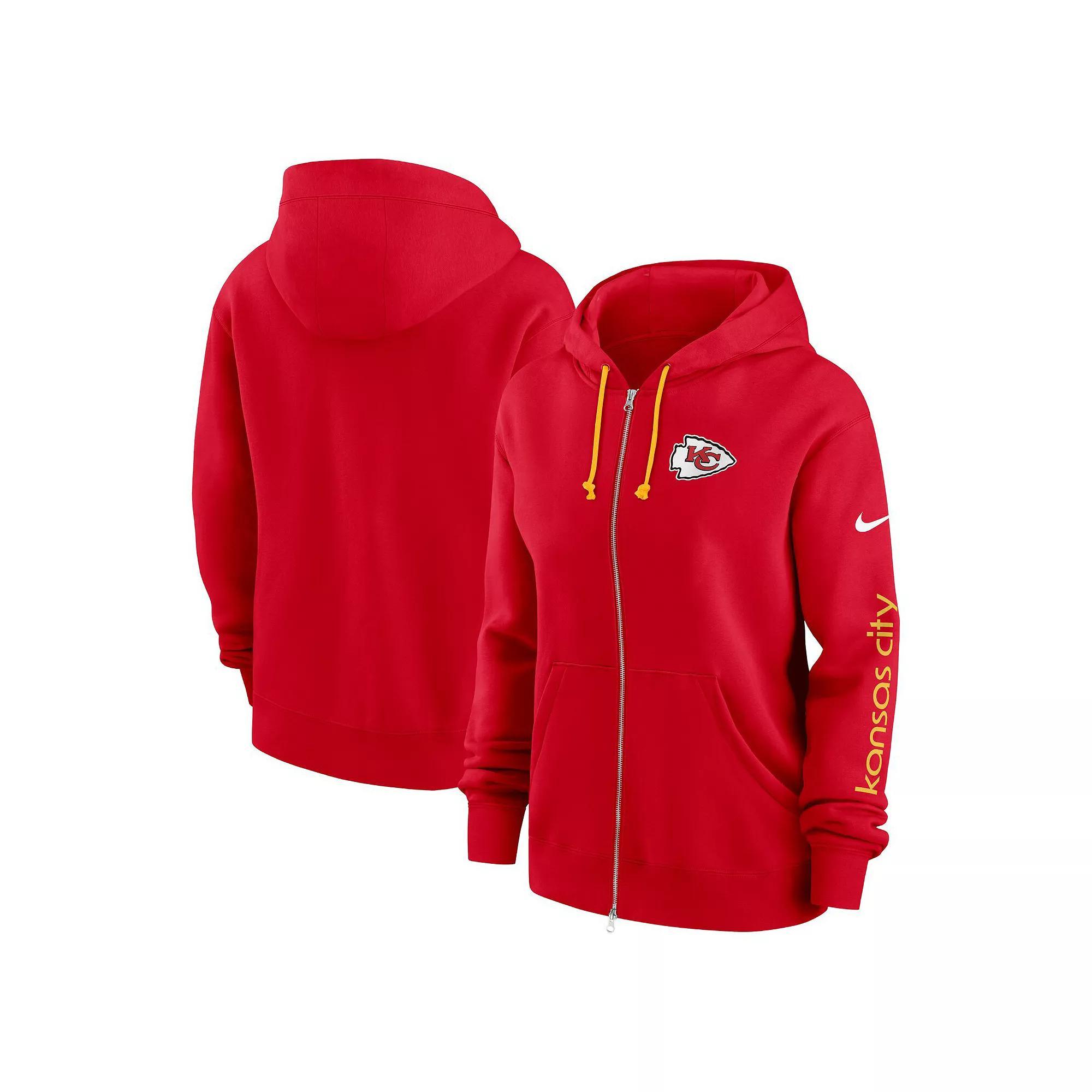 Women's Nike Midnight Green Philadelphia Eagles Phoenix Hoodie Full-Zip Sweatshirt, Size: XL Product Image