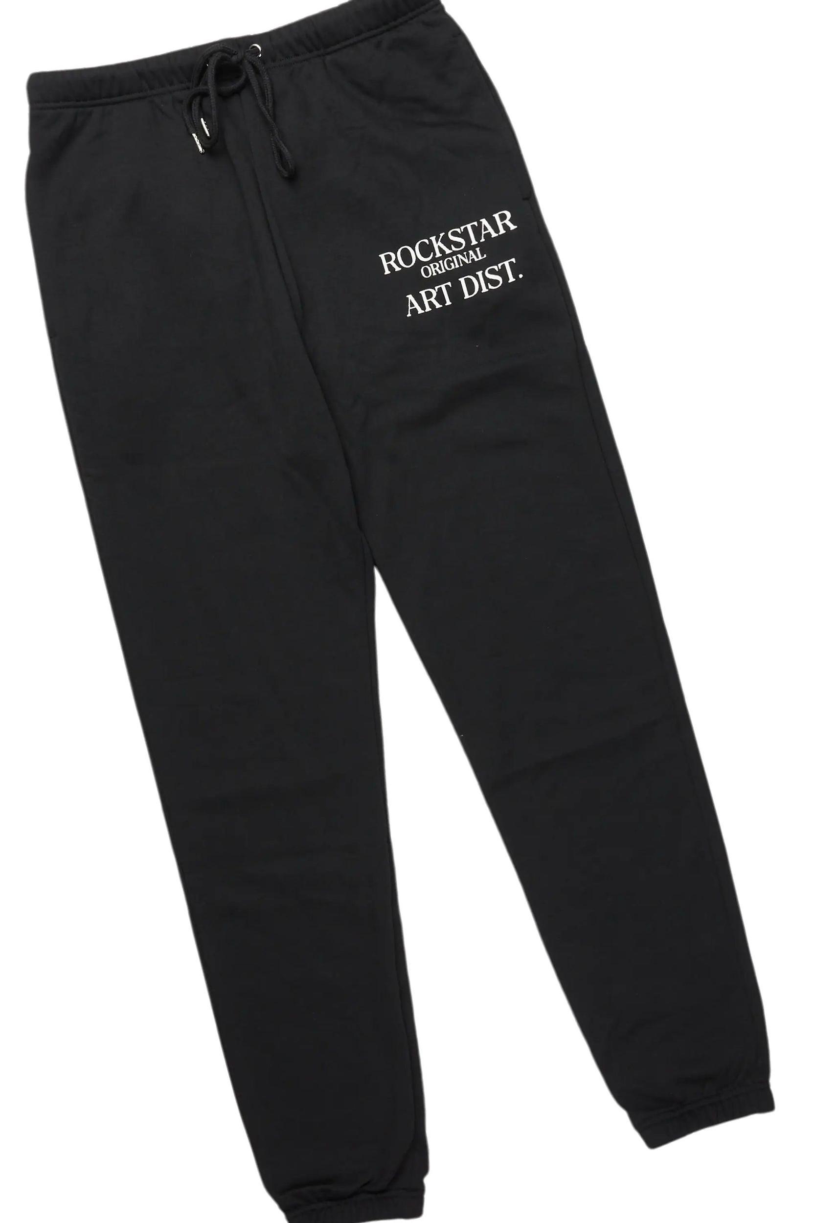 Briggs Black Hoodie/Relax Fit Track Set Male Product Image