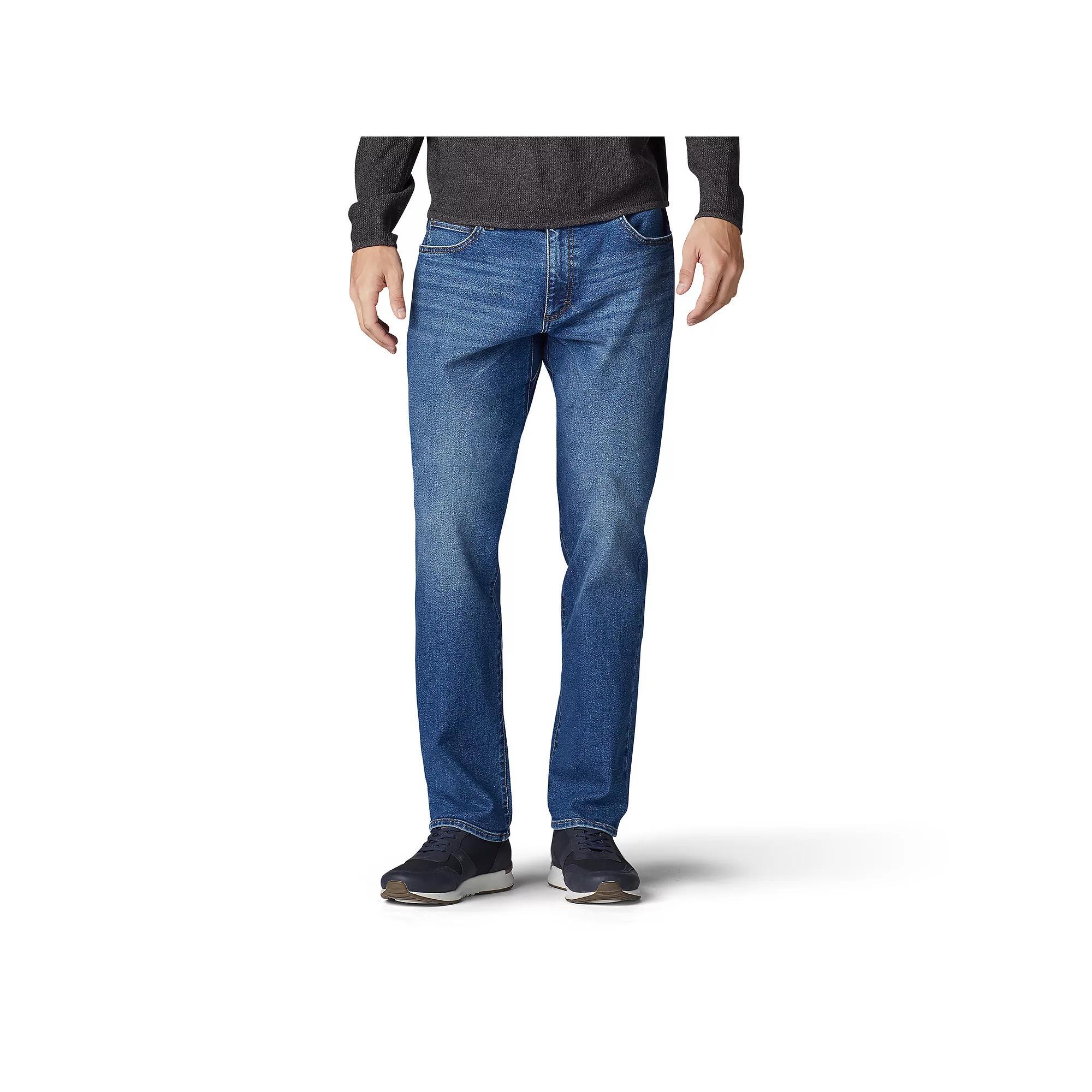 Men's Lee® Extreme Motion Straight-Leg Jeans, Size: 42X34, General Product Image
