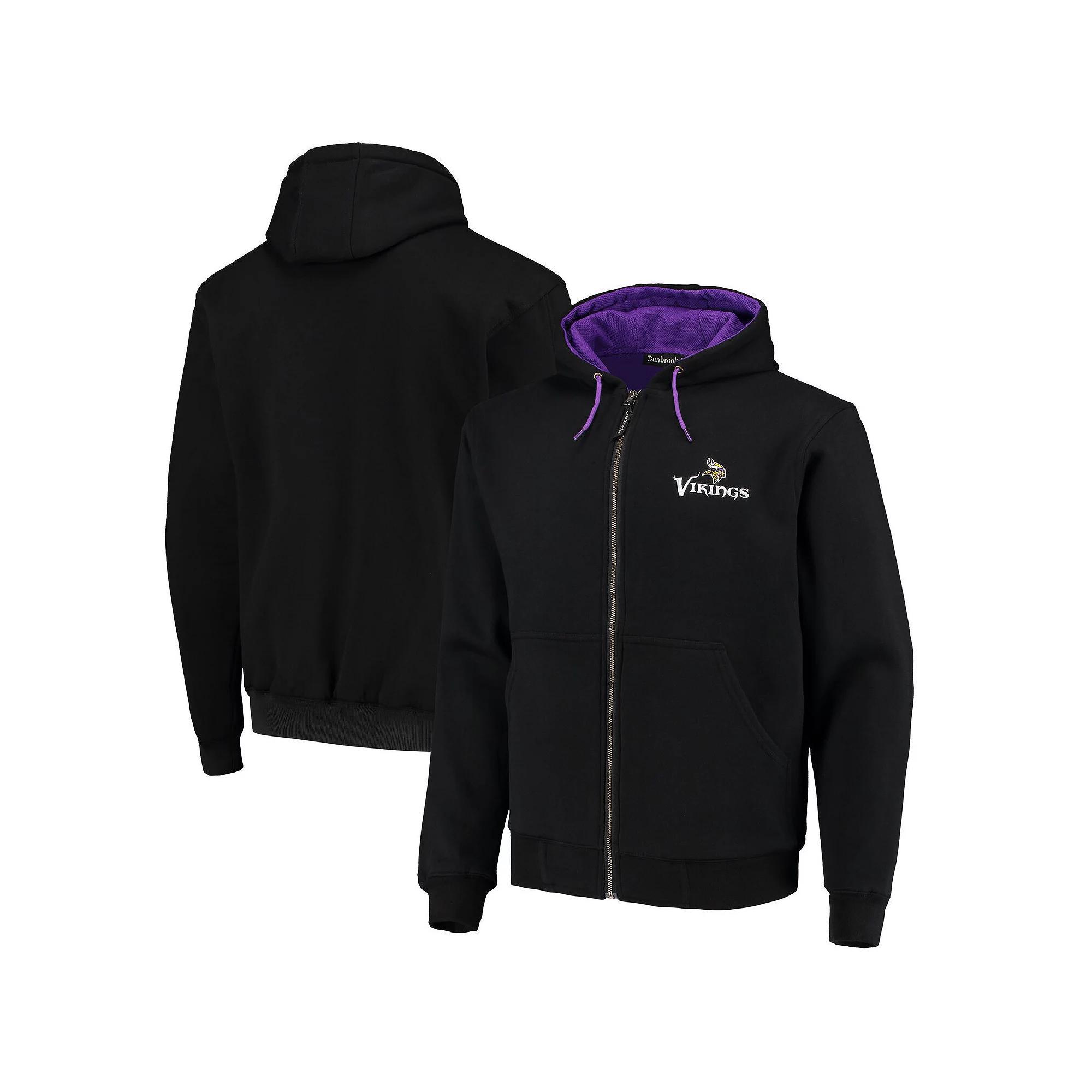 Mens Dunbrooke Minnesota Vikings Craftsman Thermal-Lined Full-Zip Hoodie Product Image