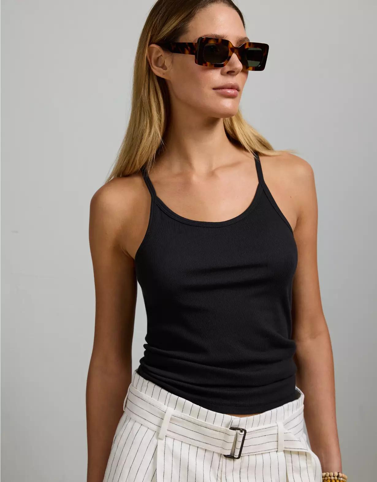 AE77 Premium Scoop Neck Tank Top Product Image