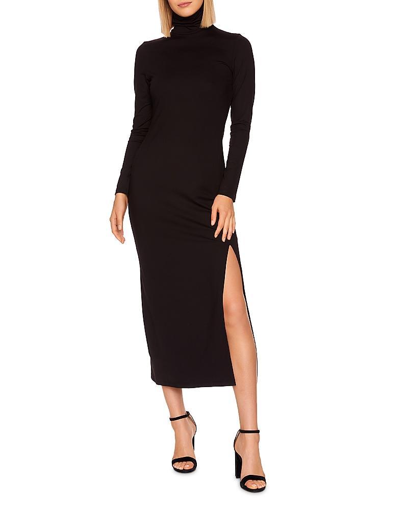 Susana Monaco Fitted Turtleneck Dress Product Image