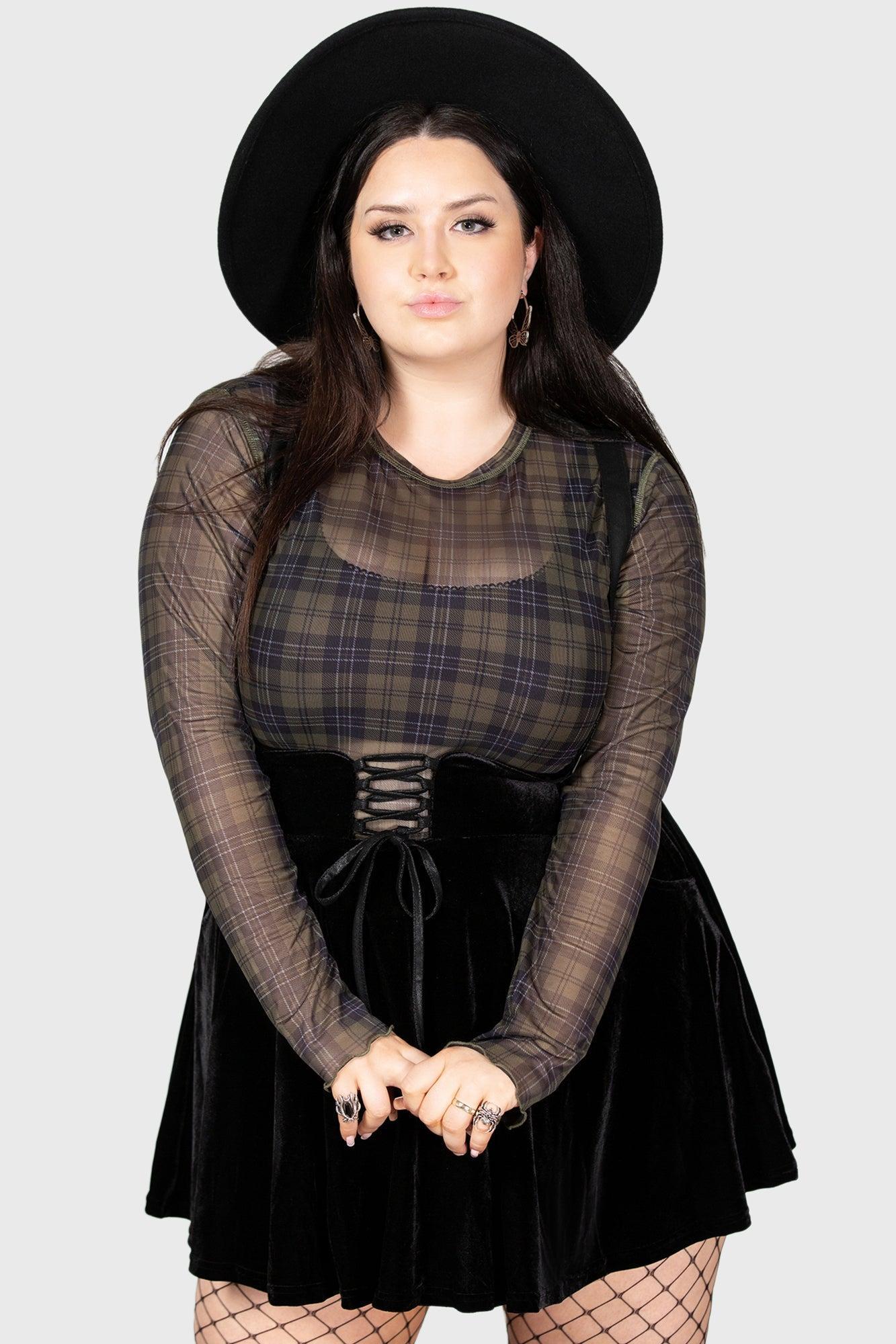 Moss Cover Mesh Top Female Product Image