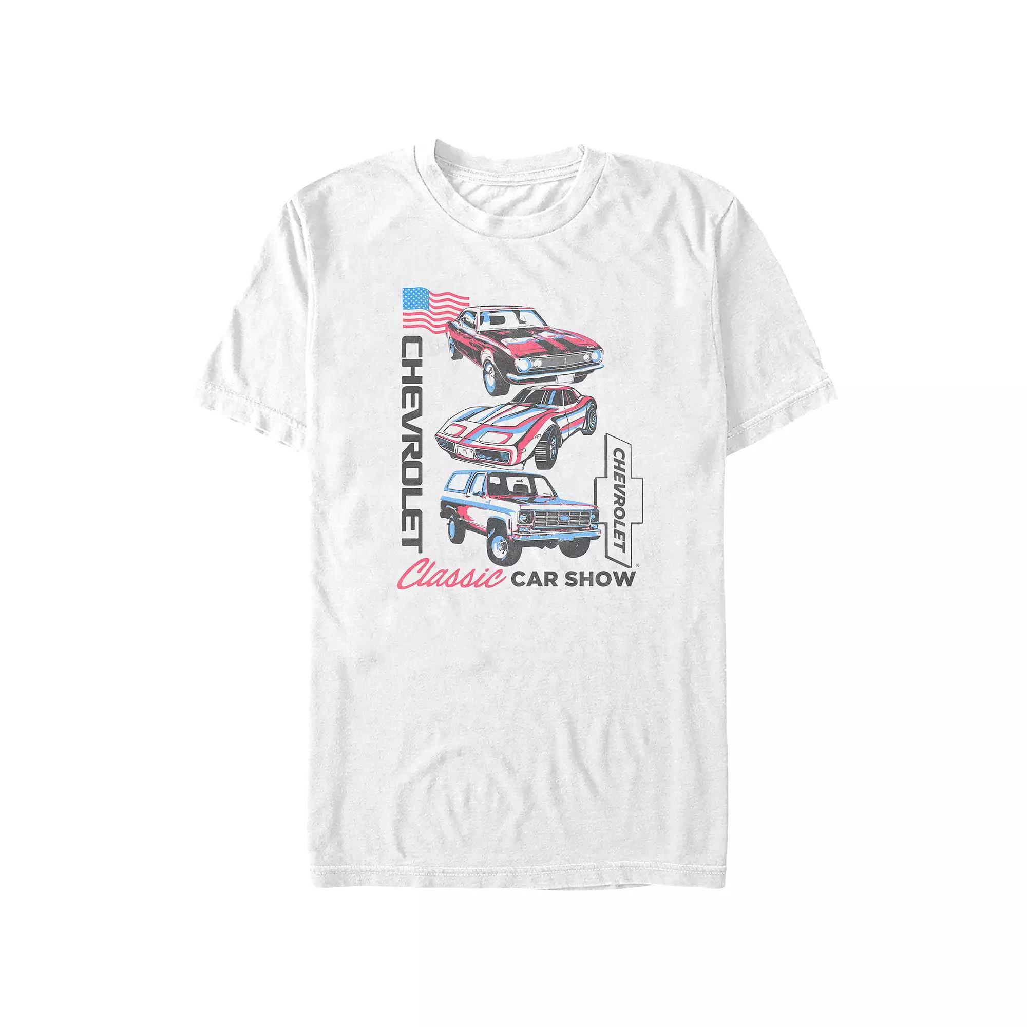 Big & Tall Chevrolet Classic Car Show Graphic Tee, Mens Product Image