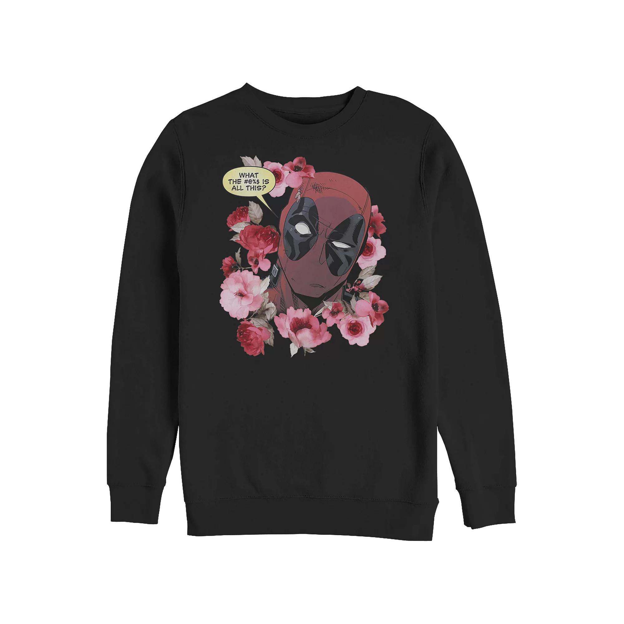 Big & Tall Marvel Deadpool What Is All This? Graphic Fleece, Men's, Size: Large Tall, Black Product Image