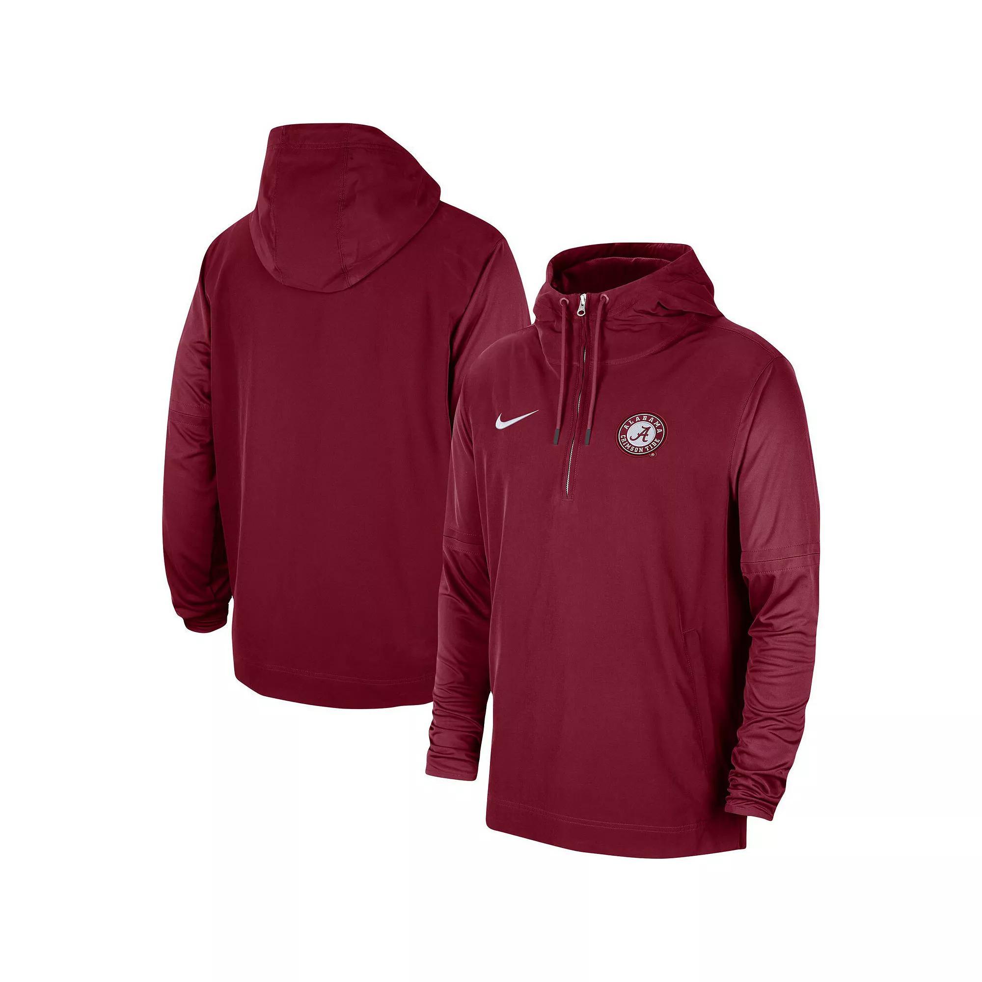 Mens Nike Penn State Nittany Lions 2023 Sideline Player Quarter-Zip Hoodie Jacket Blue Product Image