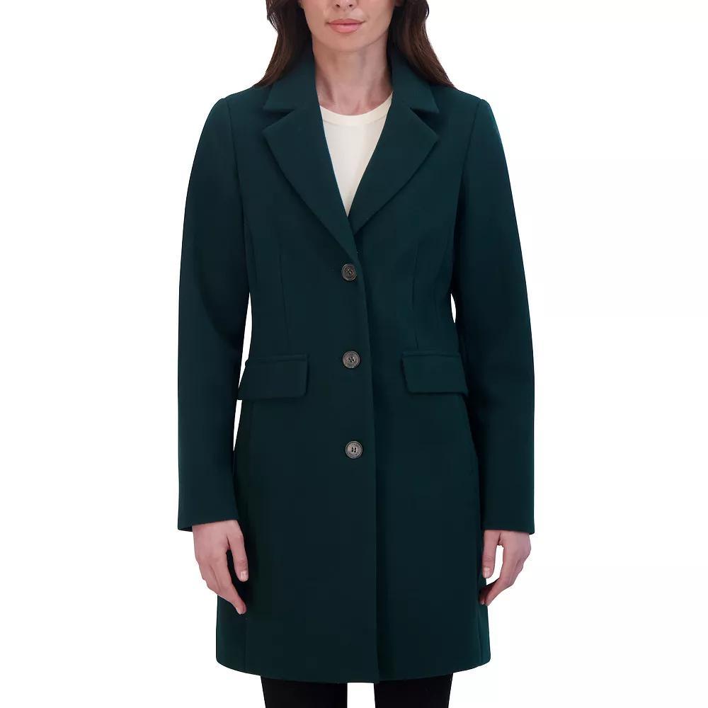 Women's Halitech Faux-Wool Lightweight Coat, Size: Large, Green Product Image