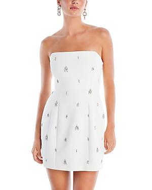 Elsie Strapless Jewel-Embellished Mini Dress Product Image