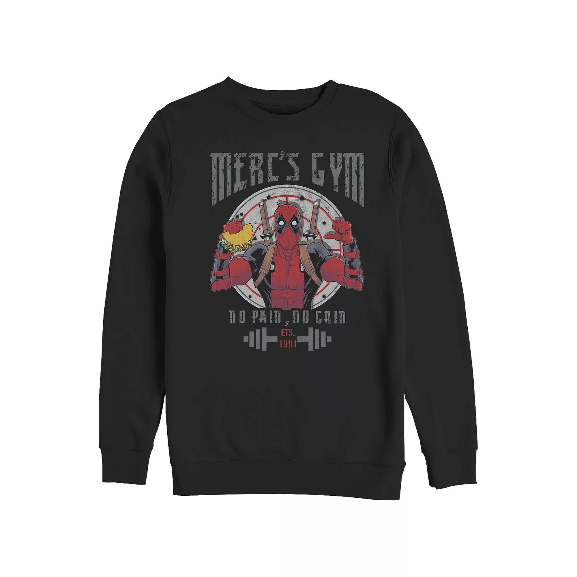 Big & Tall Marvel Deadpool Check Out The Chump In The Deadpool Graphic Fleece, Men's, Size: 4XB, Black Product Image
