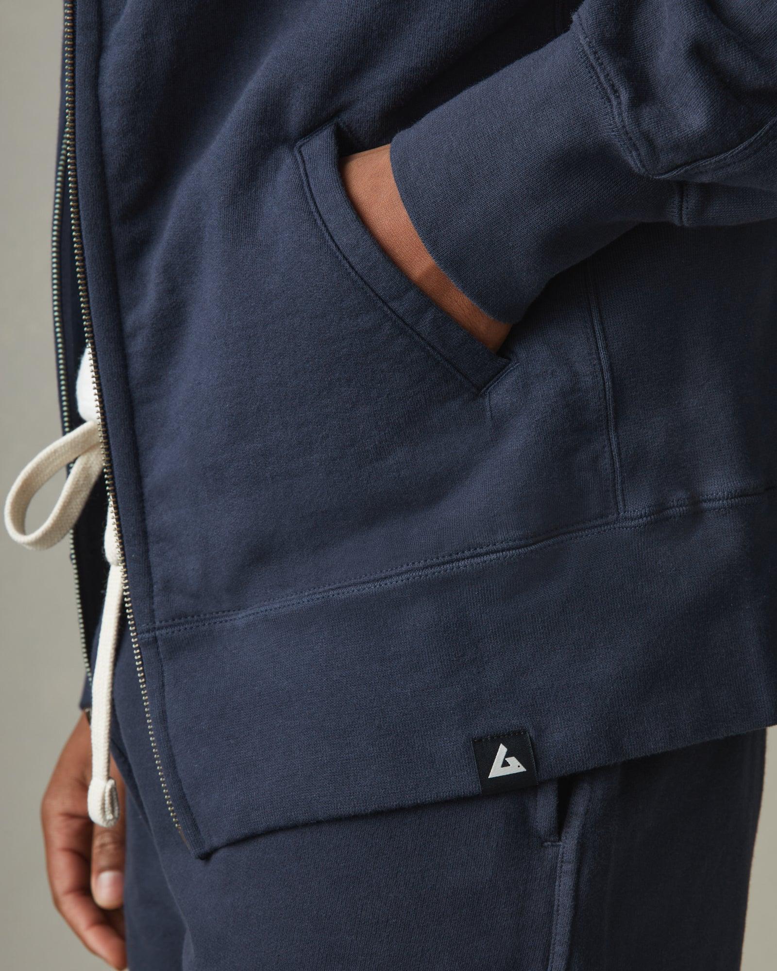 Men's Moto Full Zip Original - Oxford Blue Male Product Image