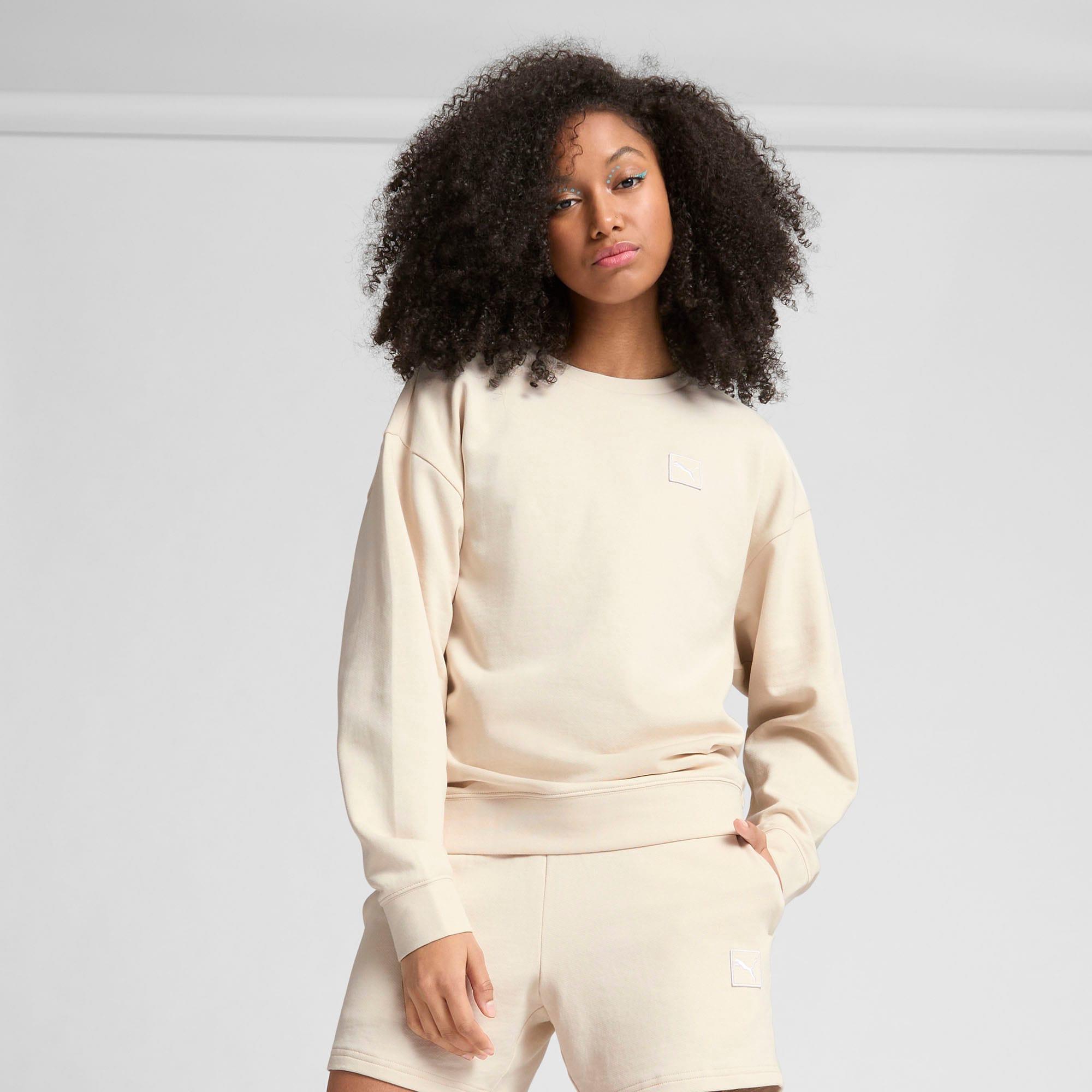 Essentials Elevated Women's Comfort Crew Sweatshirt Product Image