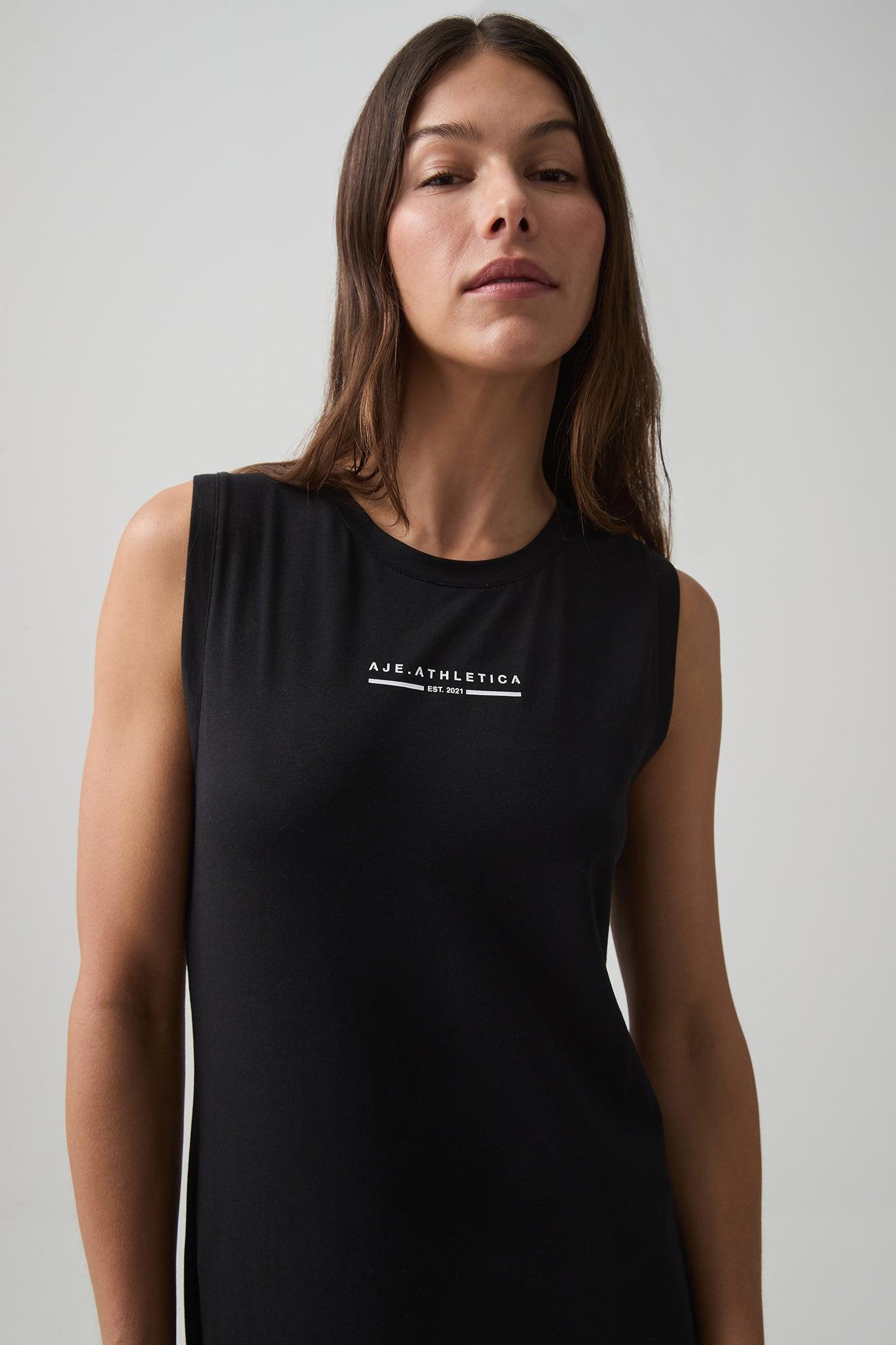Split Hem Jersey Dress 816 Product Image