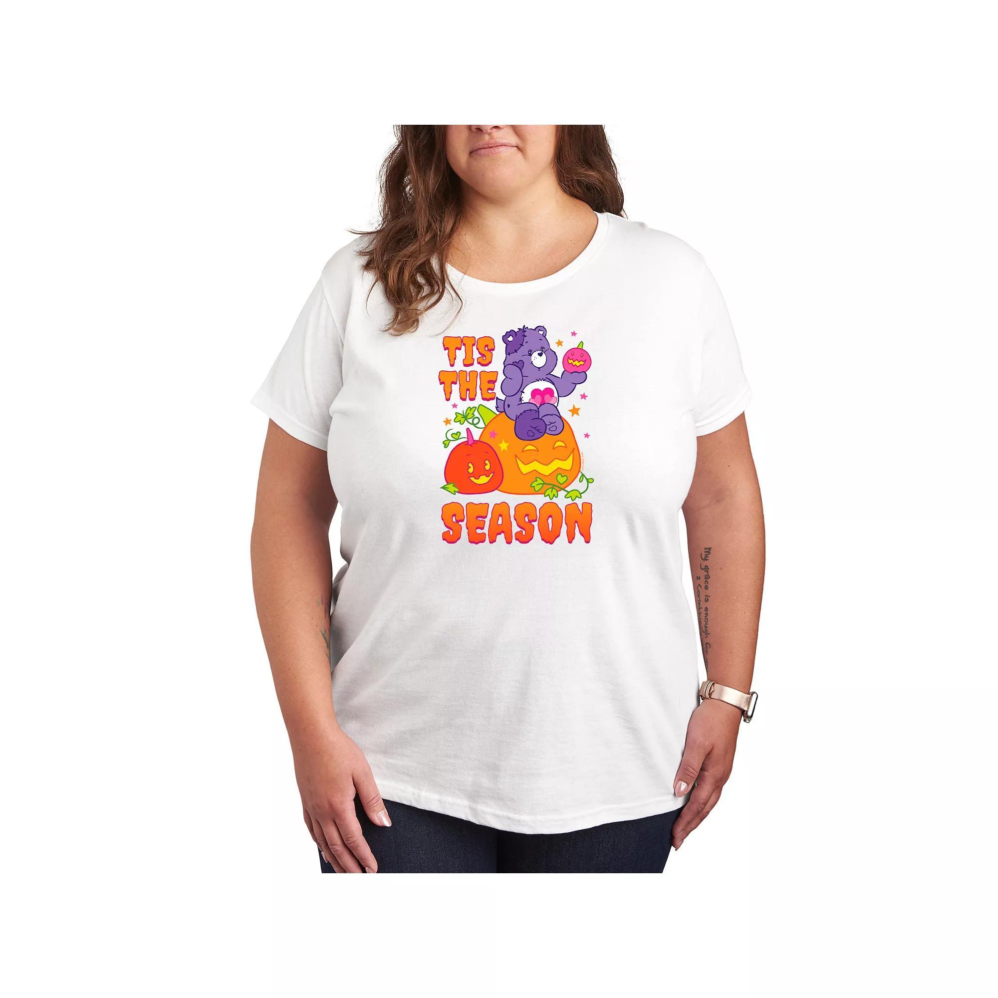 Plus Size Care Bears Halloween Tis The Season Graphic Tee, Womens Product Image