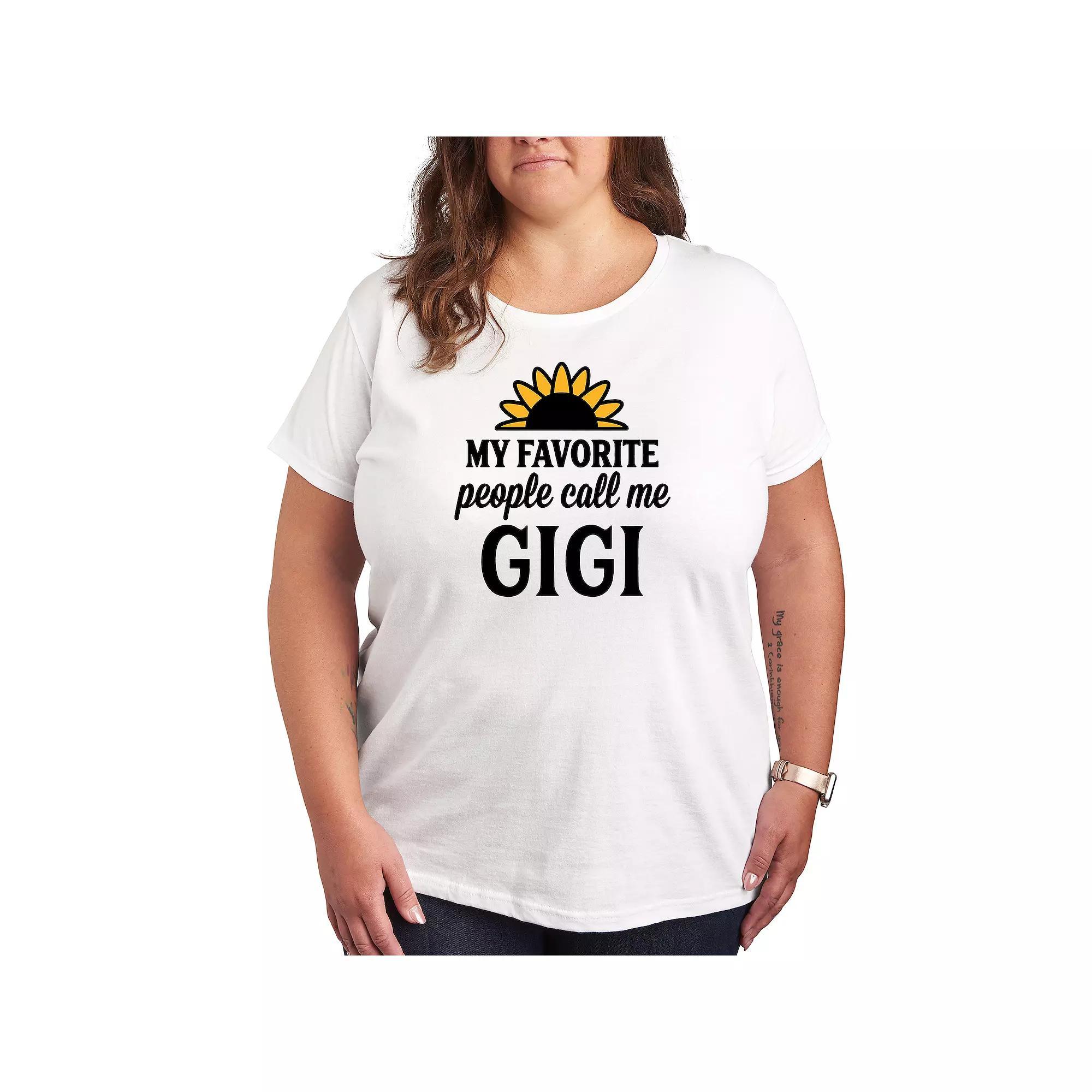 Plus Favorite People Gigi Graphic Tee, Womens Product Image