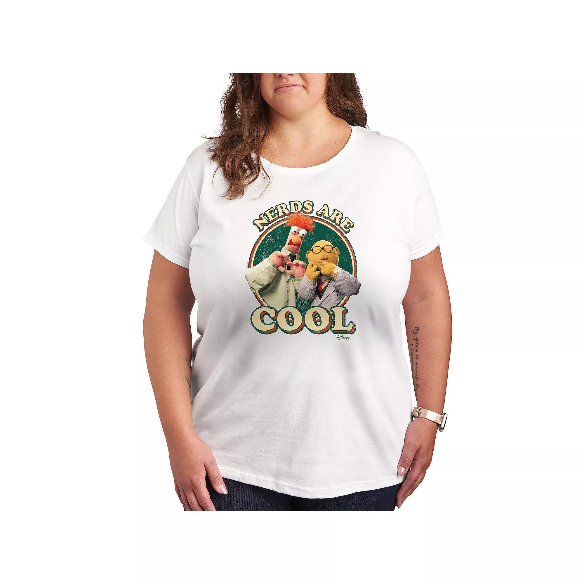 Plus Size Frostys Tree Farm Holiday Graphic Tee, Women's, Size: 3XL, Heather Grey Product Image